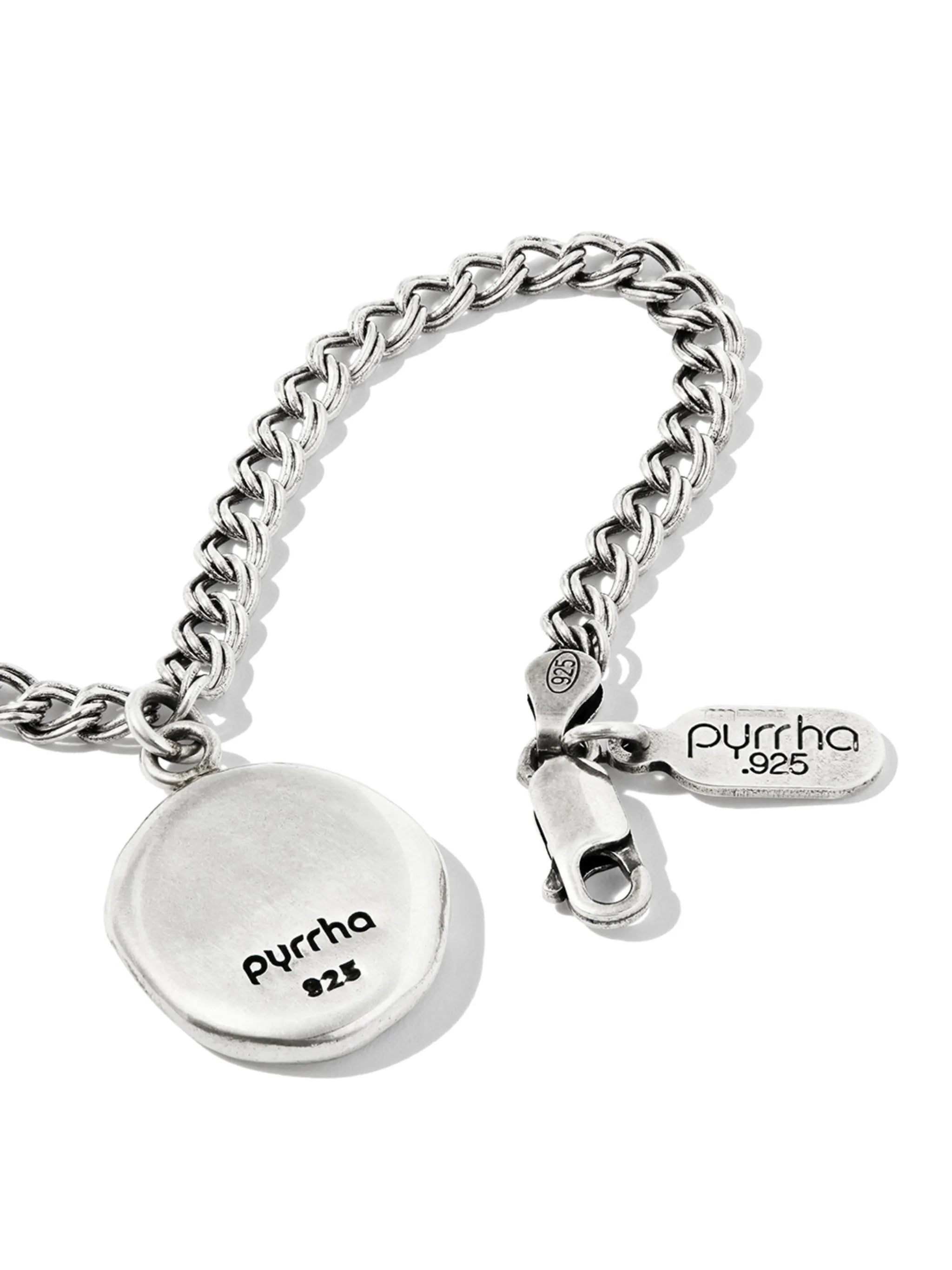 Lionhearted chain pendant bracelet