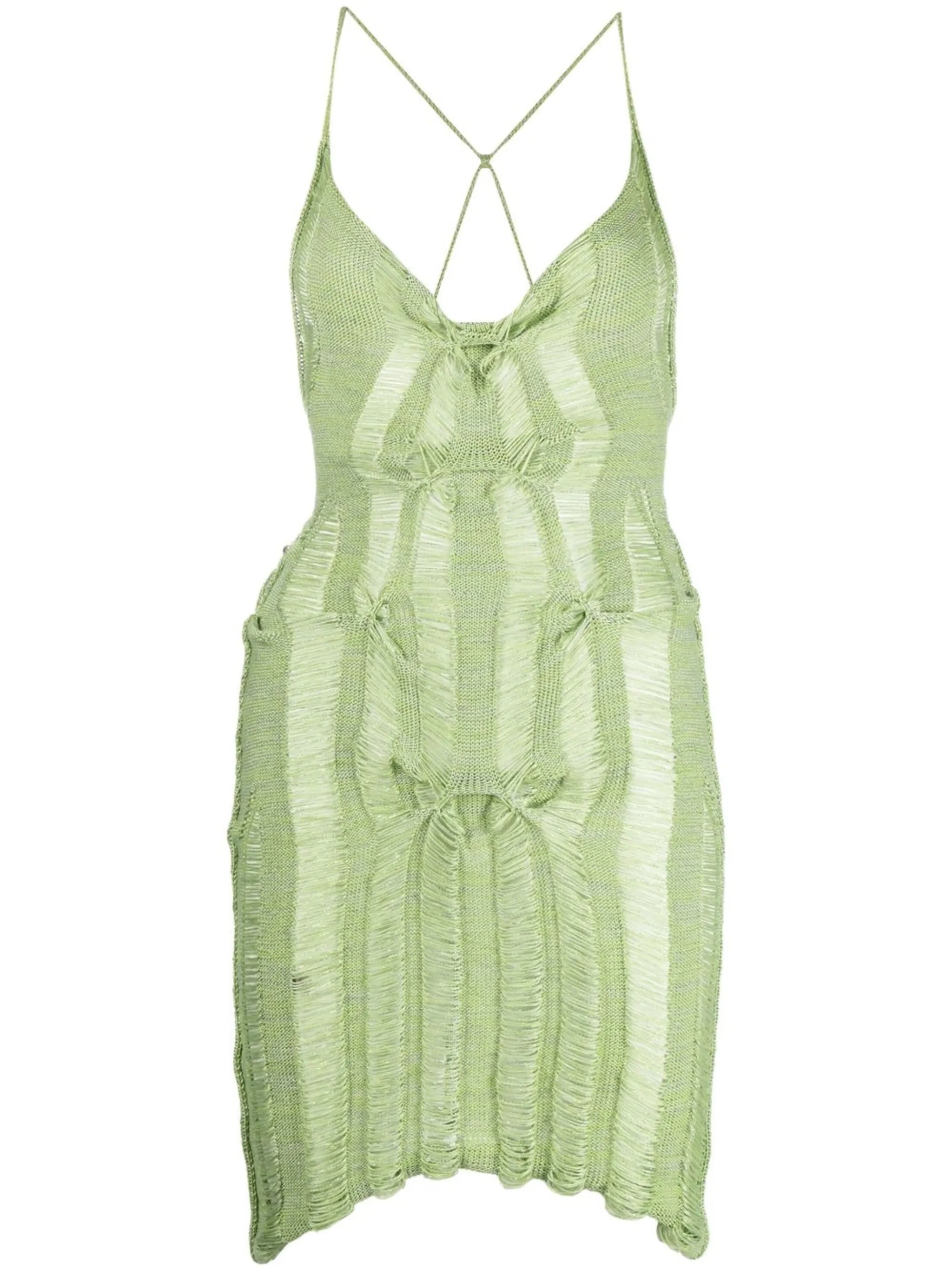 gradient hook up mini dress