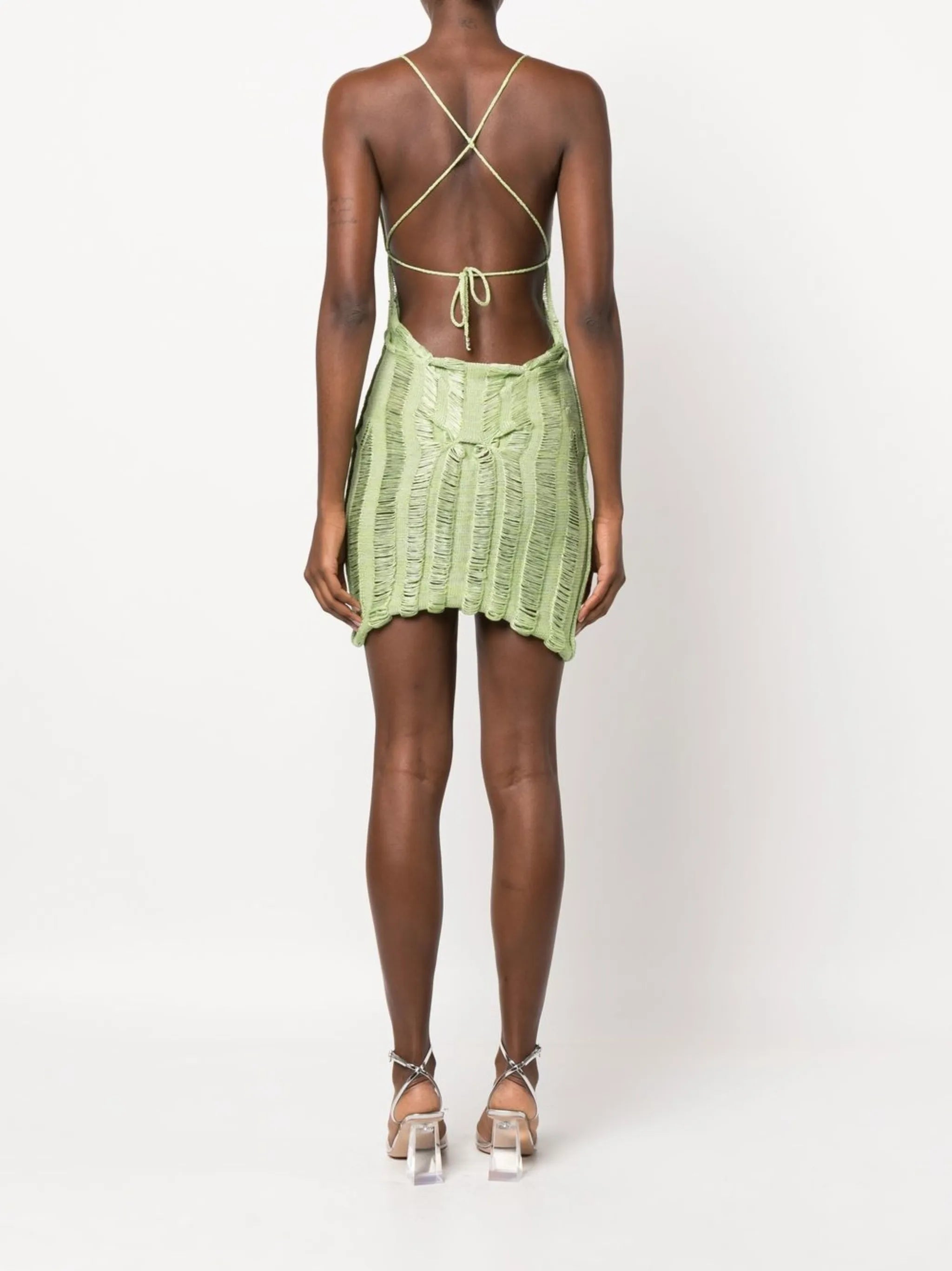 gradient hook up mini dress