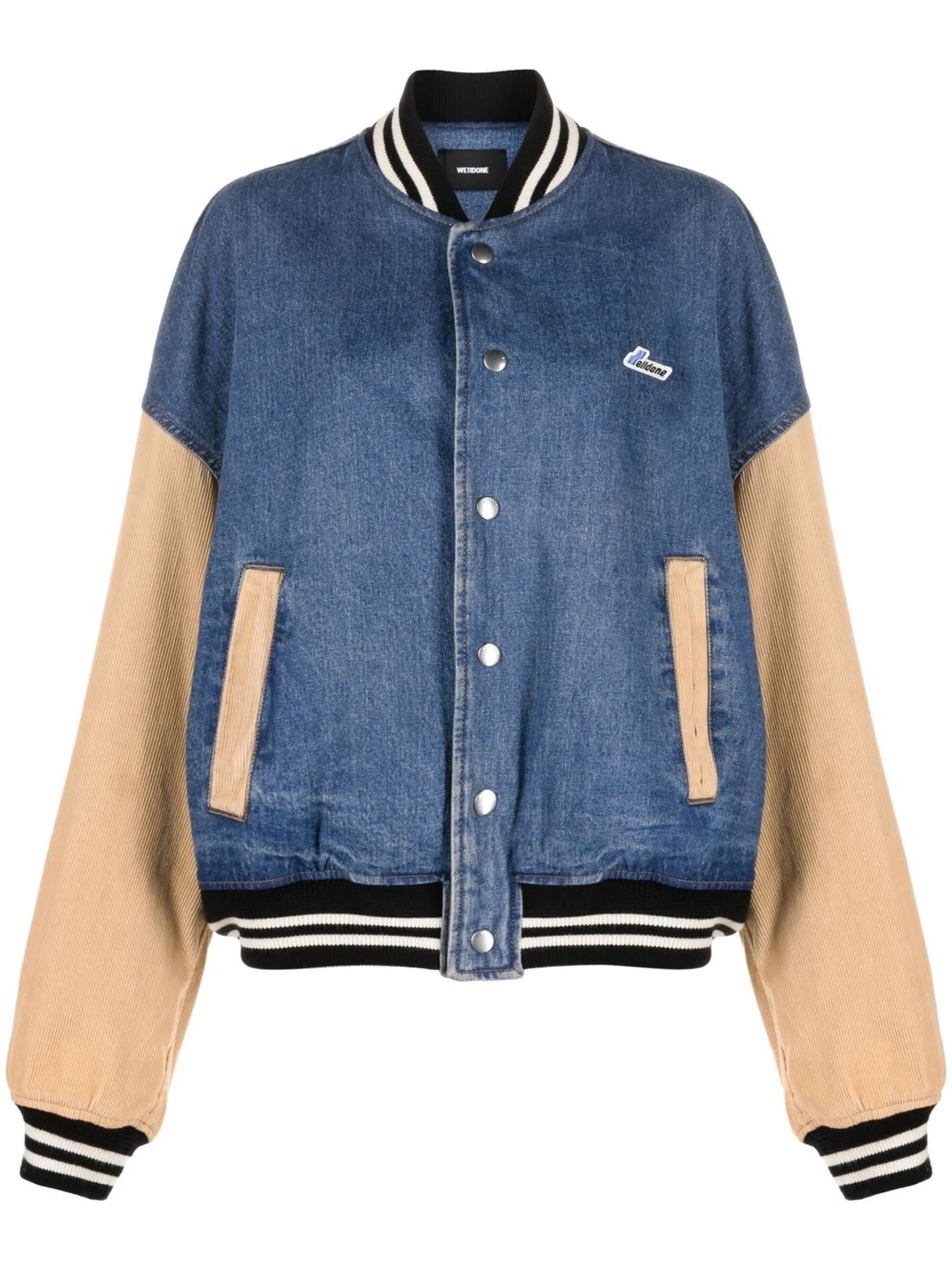 denim varsity jacket
