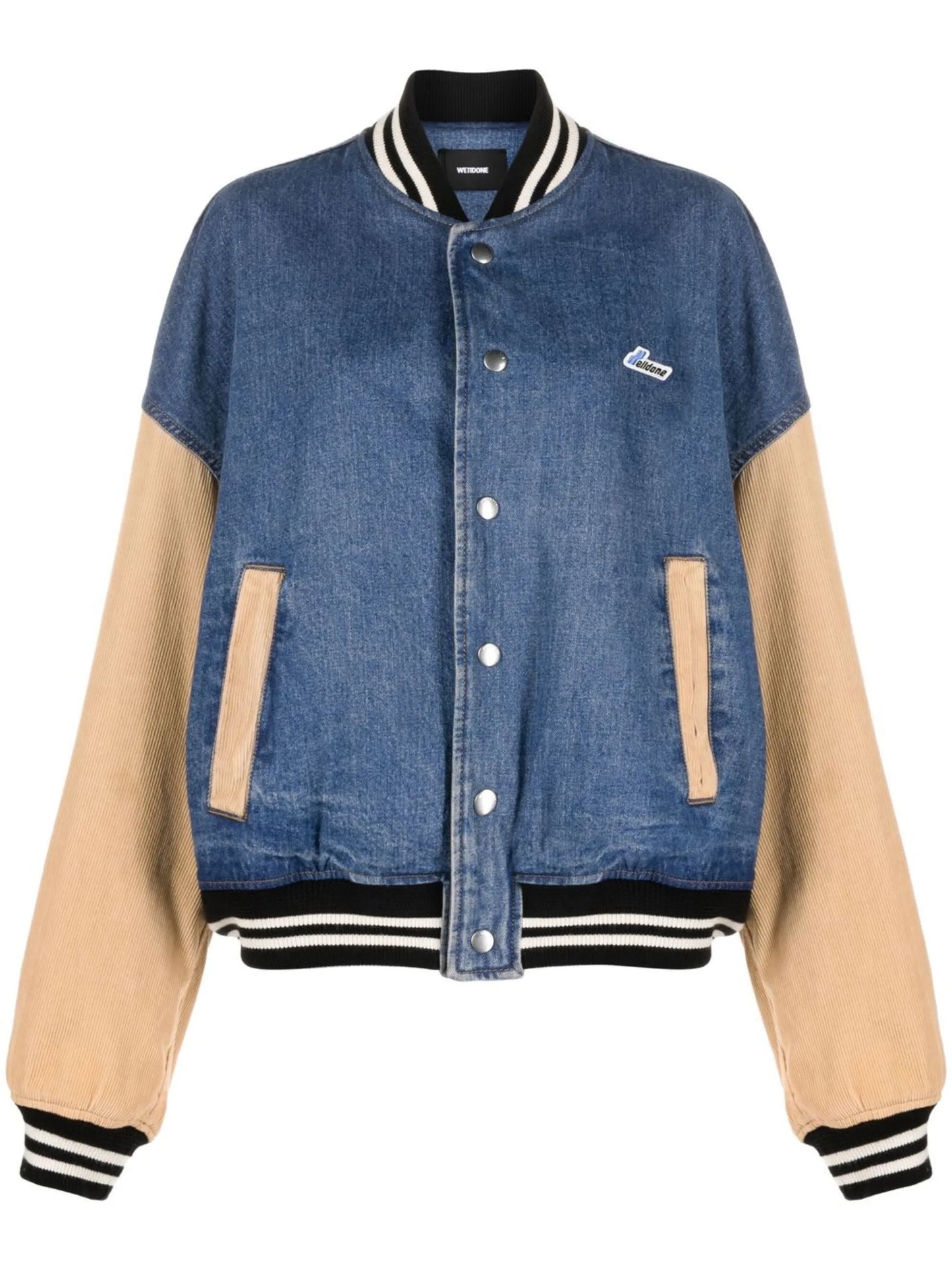 denim varsity jacket