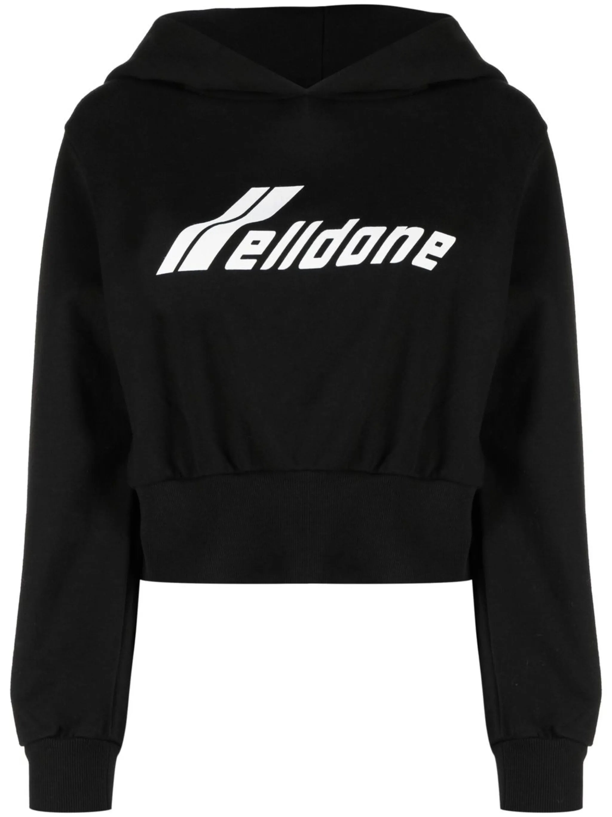 logo-print hoodie