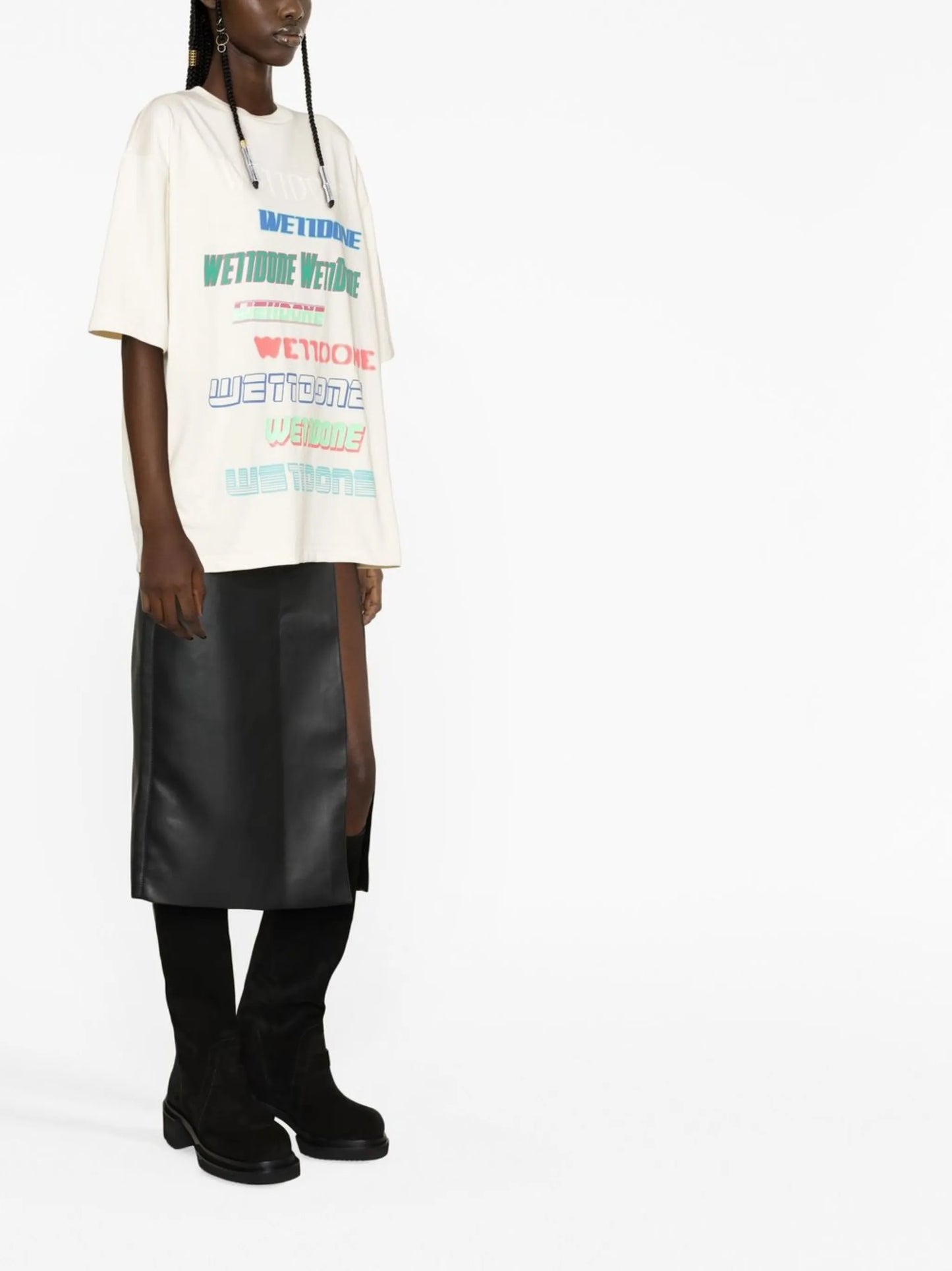 logo print short-sleeve T-shirt