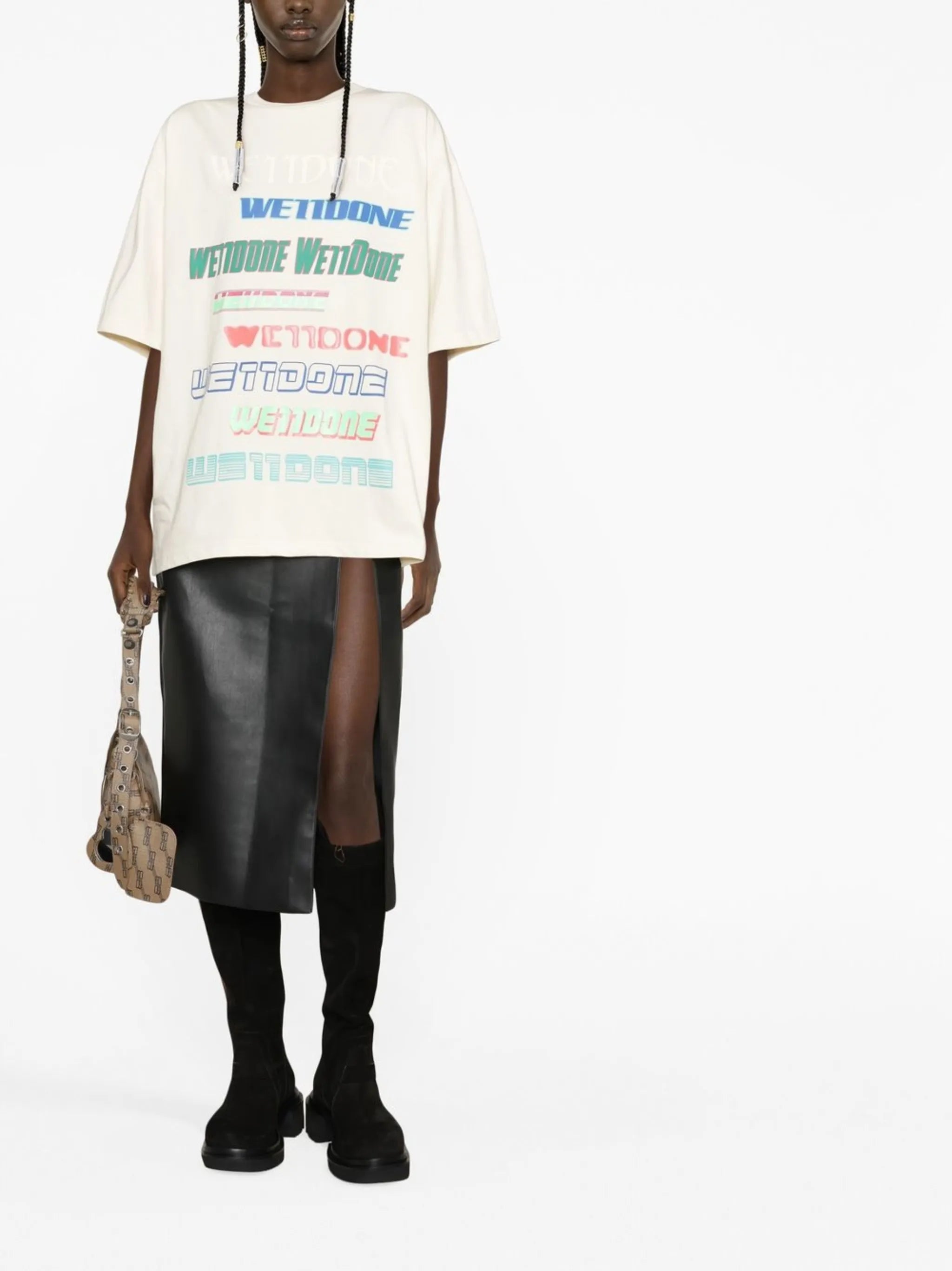 logo print short-sleeve T-shirt