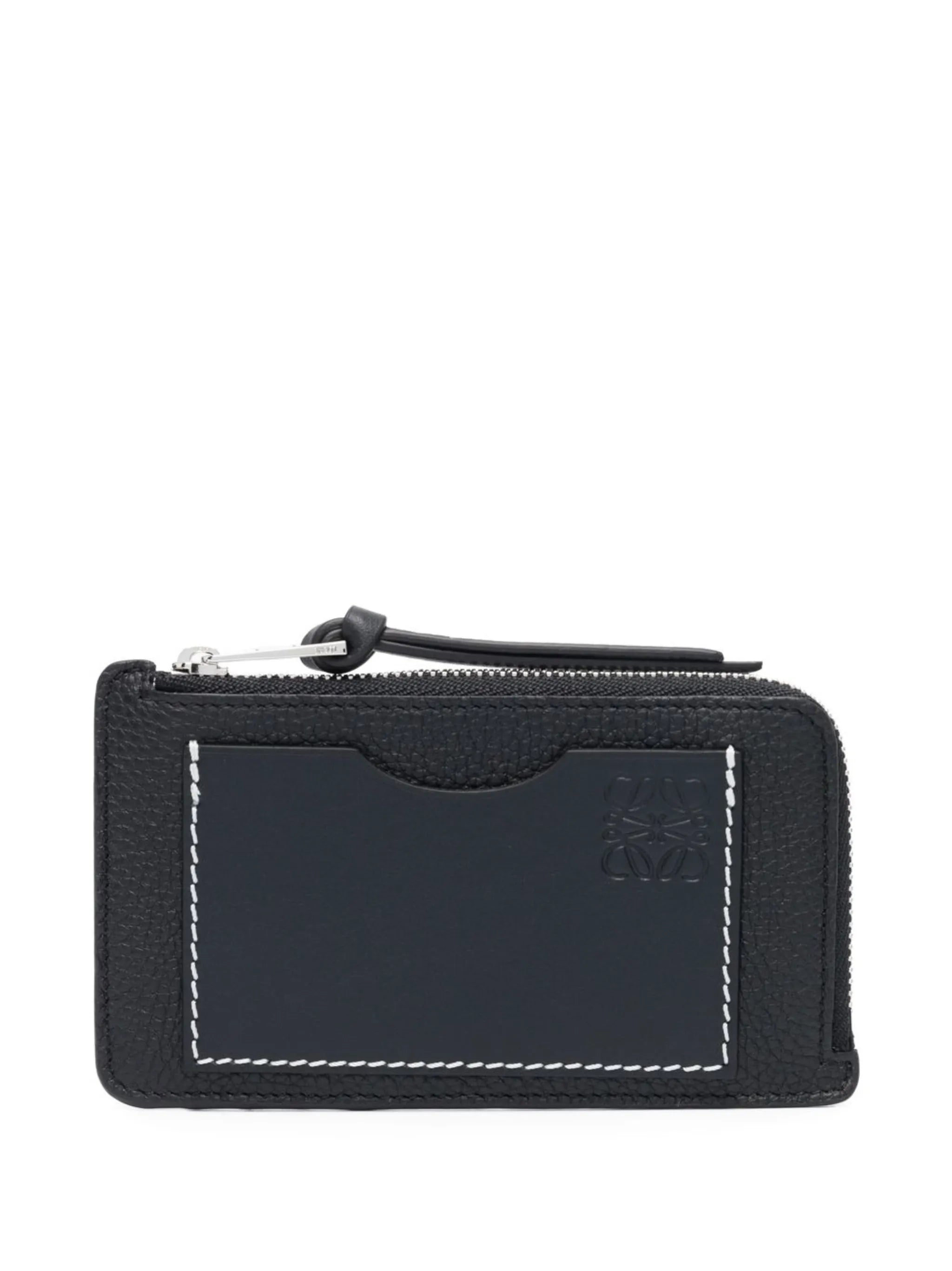 embossed-logo coin holder