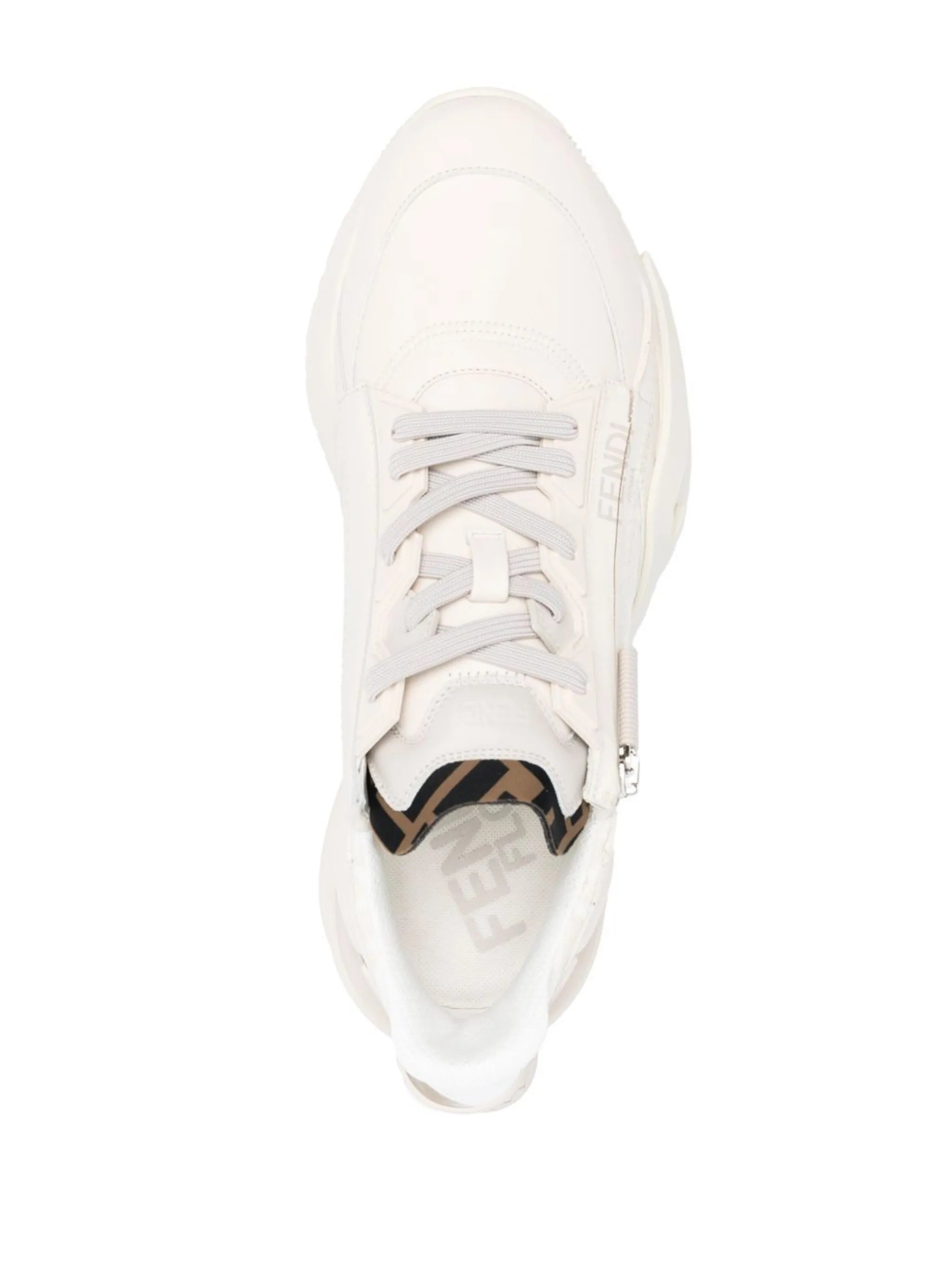 Flow leather low-top sneakers
