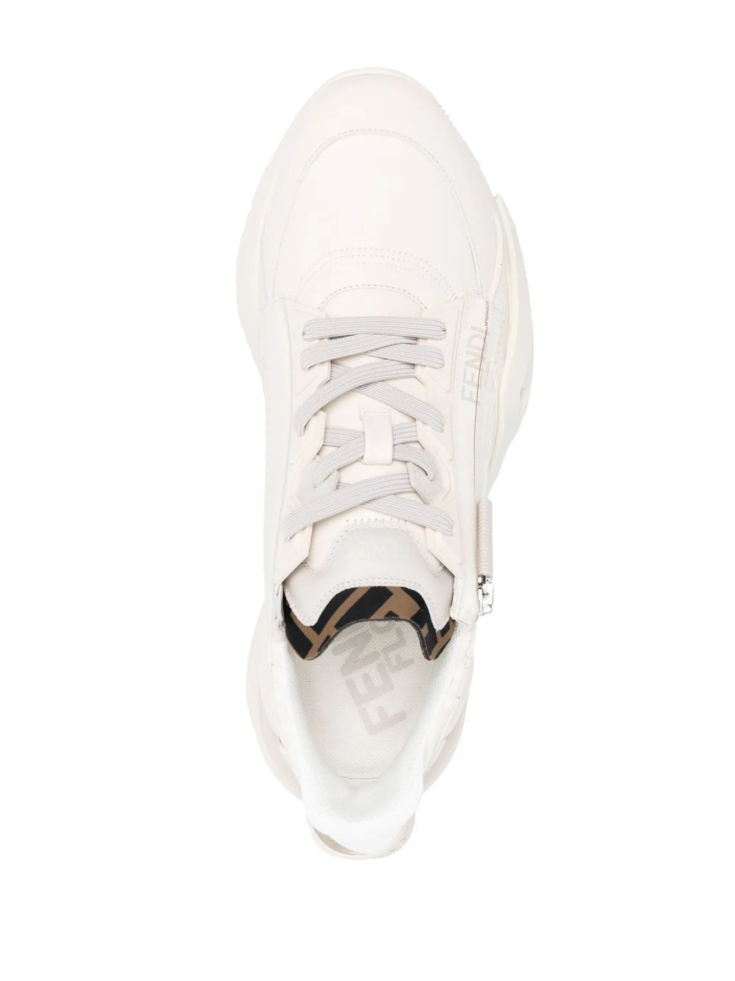 Flow leather low-top sneakers