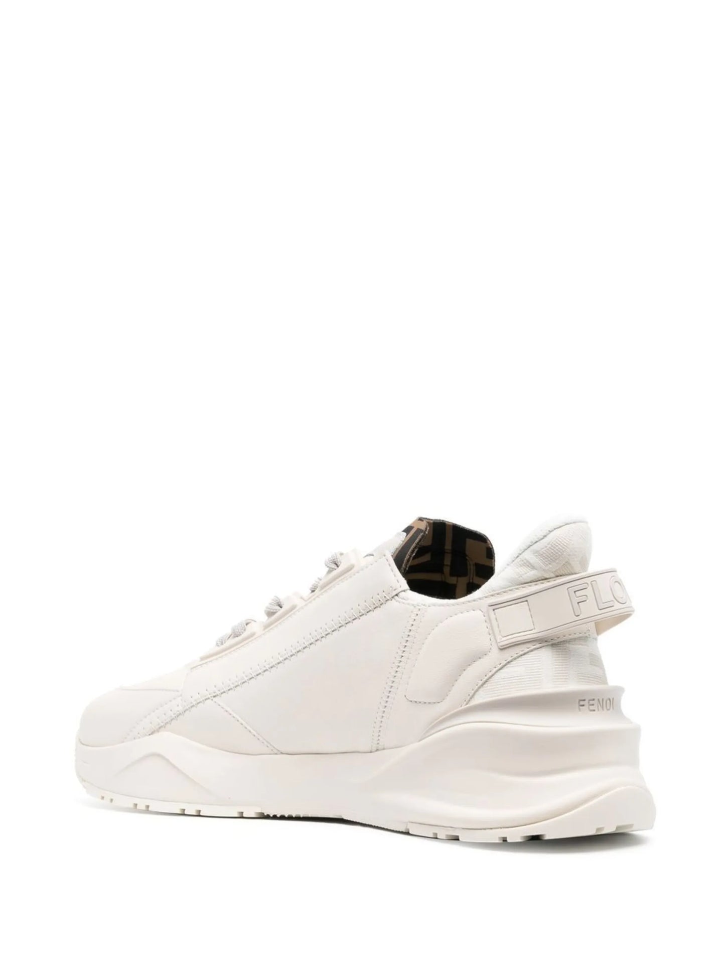 Flow leather low-top sneakers