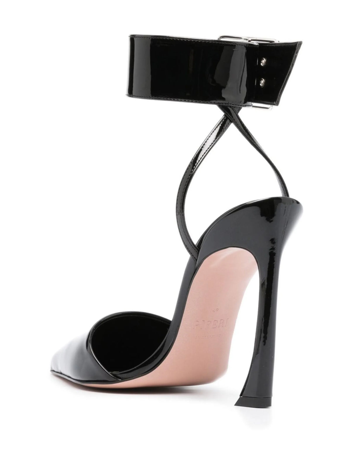 Fame 100mm faux leather pumps