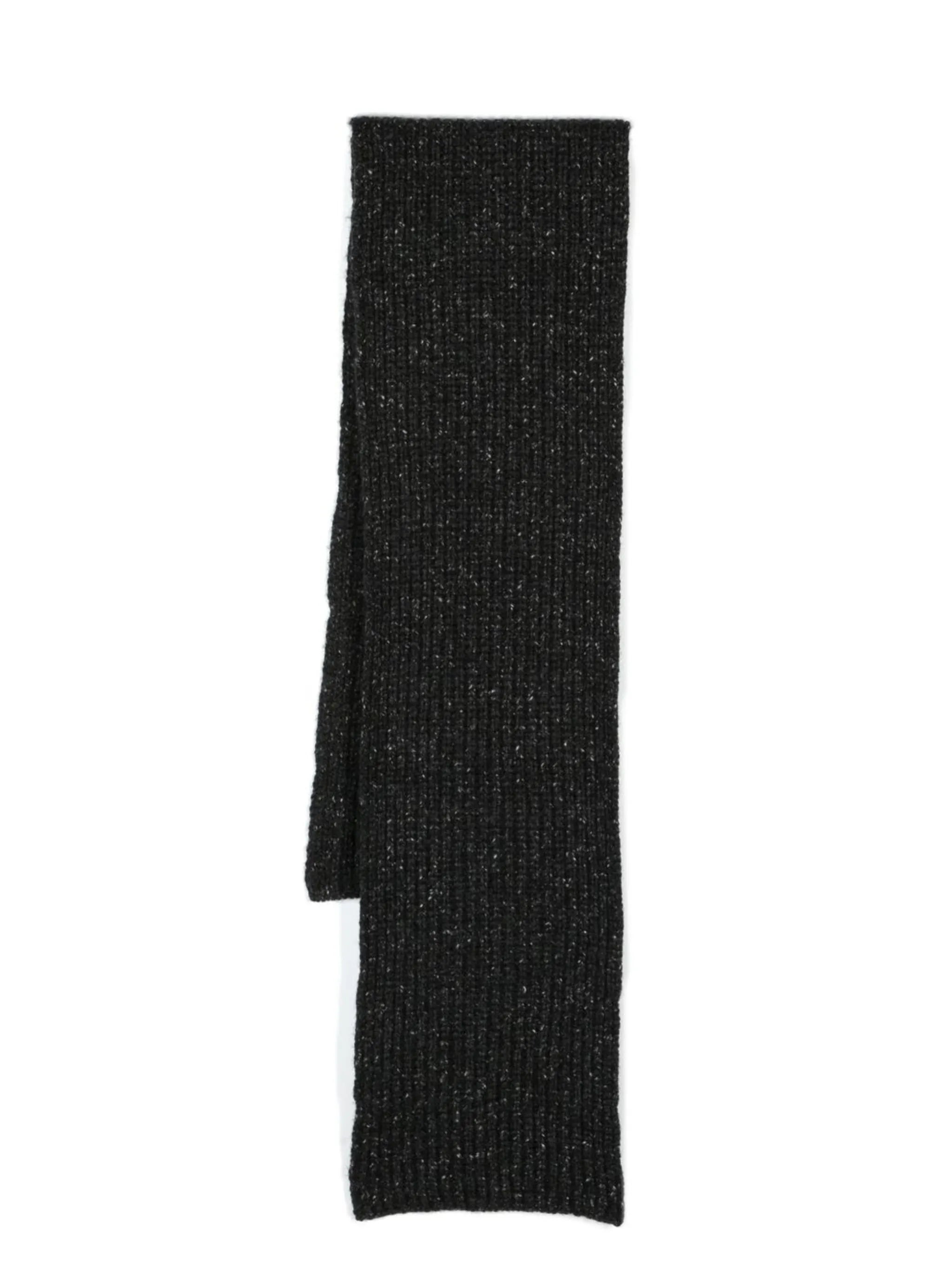 ribbed-knit cashmere scarf