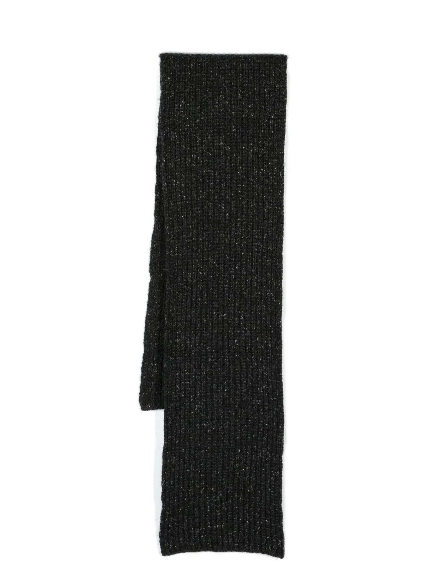 ribbed-knit cashmere scarf
