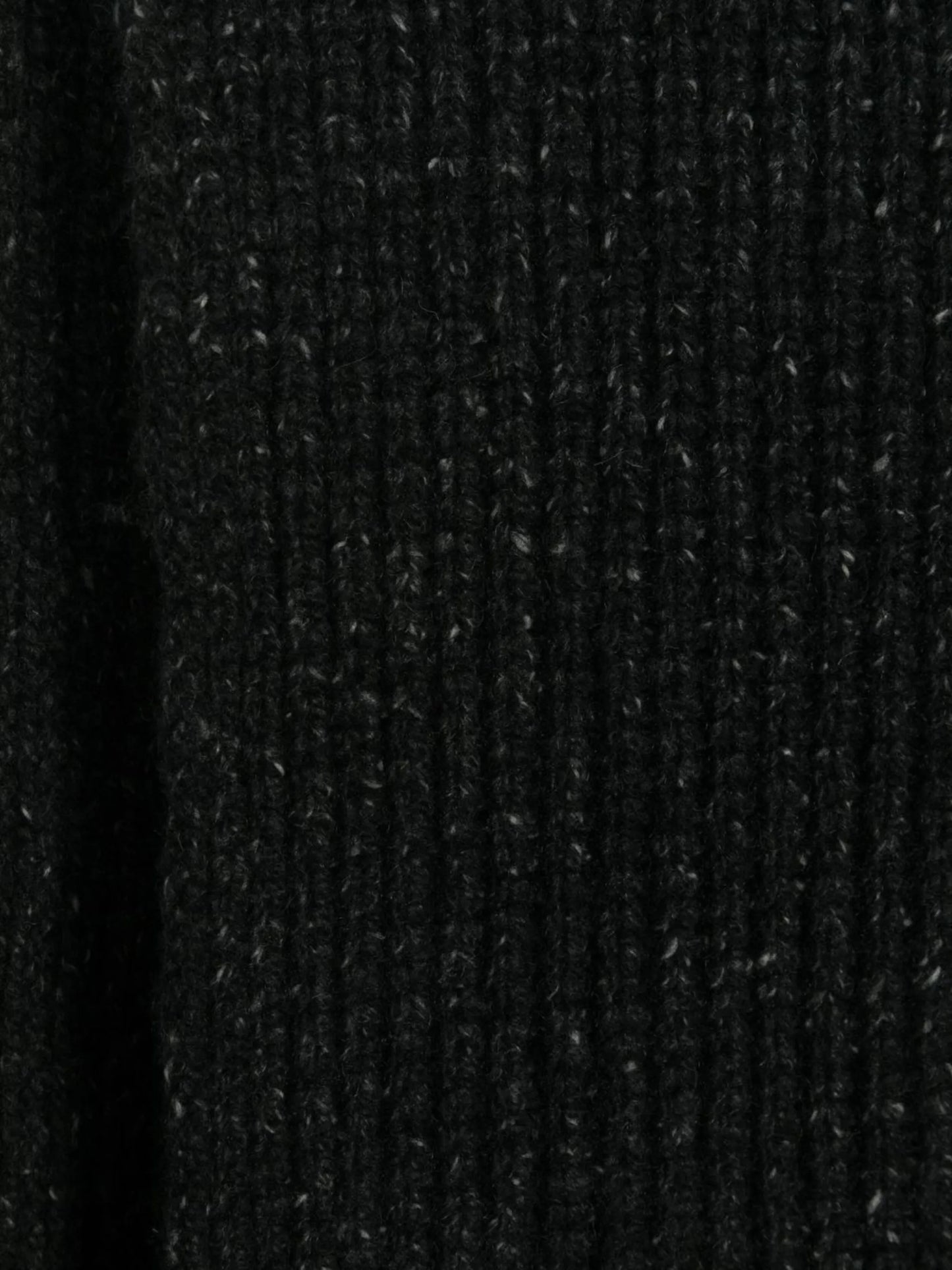 ribbed-knit cashmere scarf