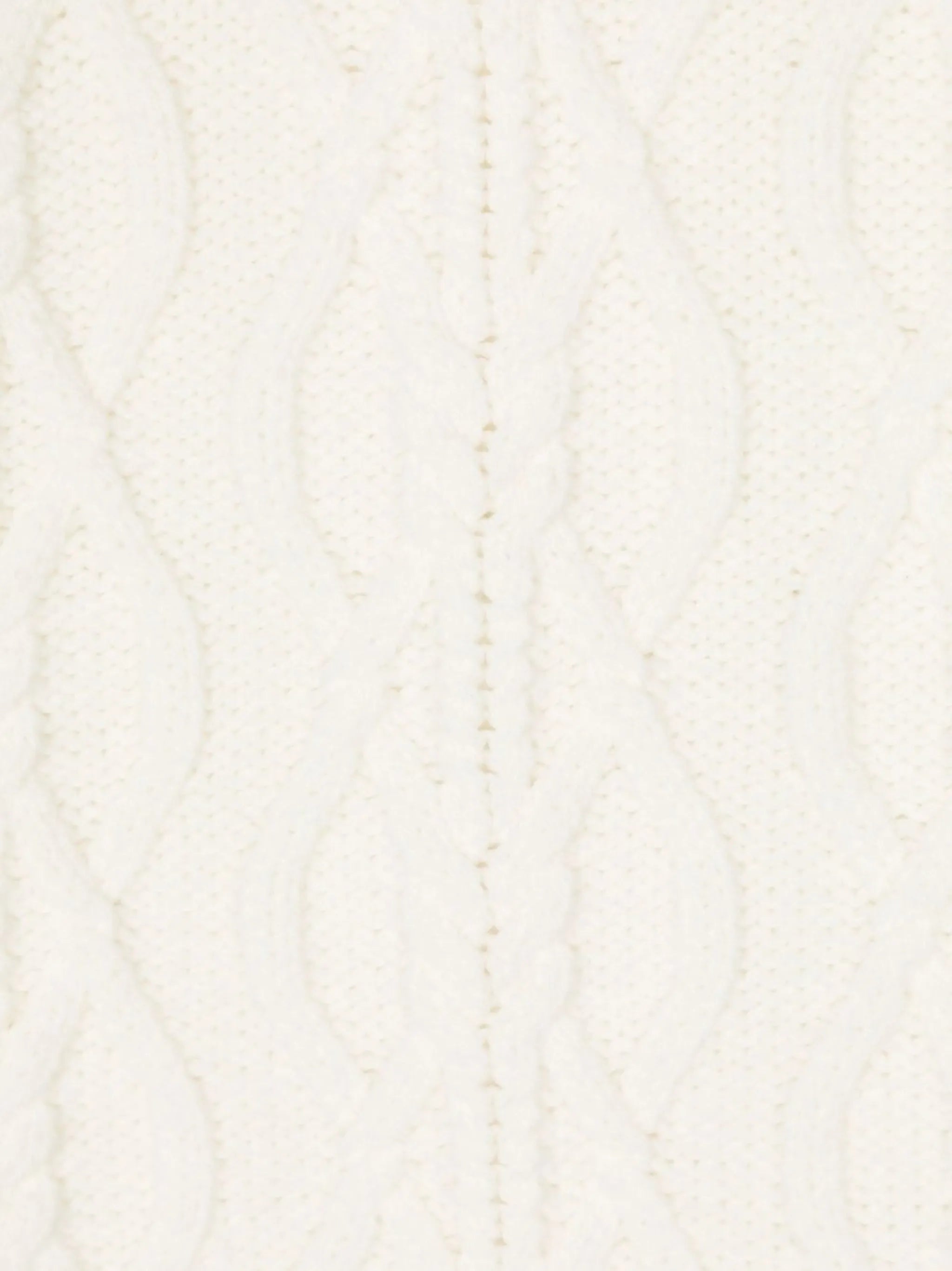 long cable-knit scarf