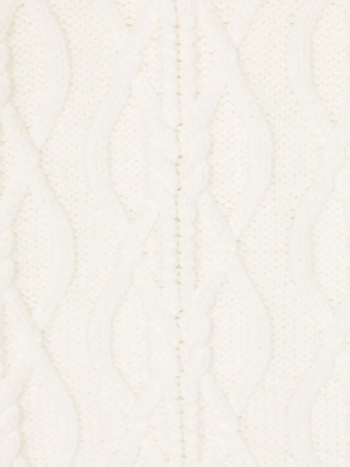 long cable-knit scarf