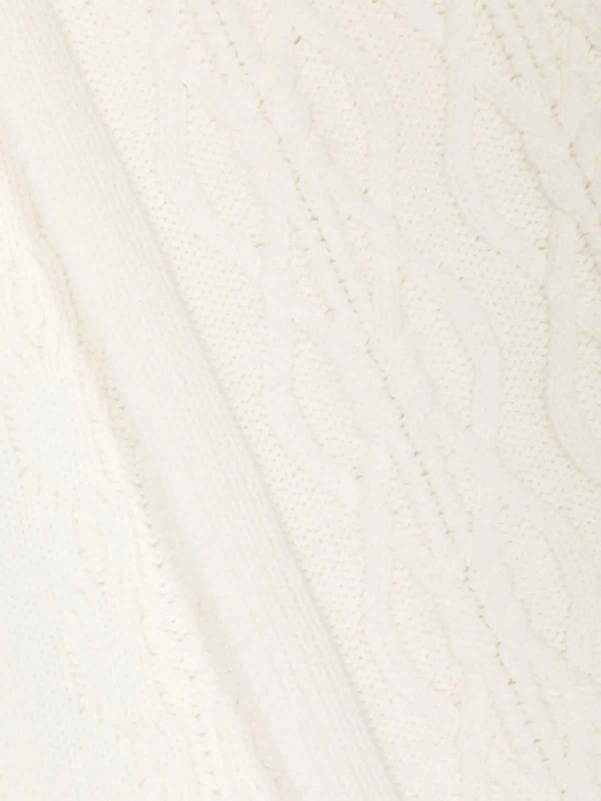 long cable-knit scarf
