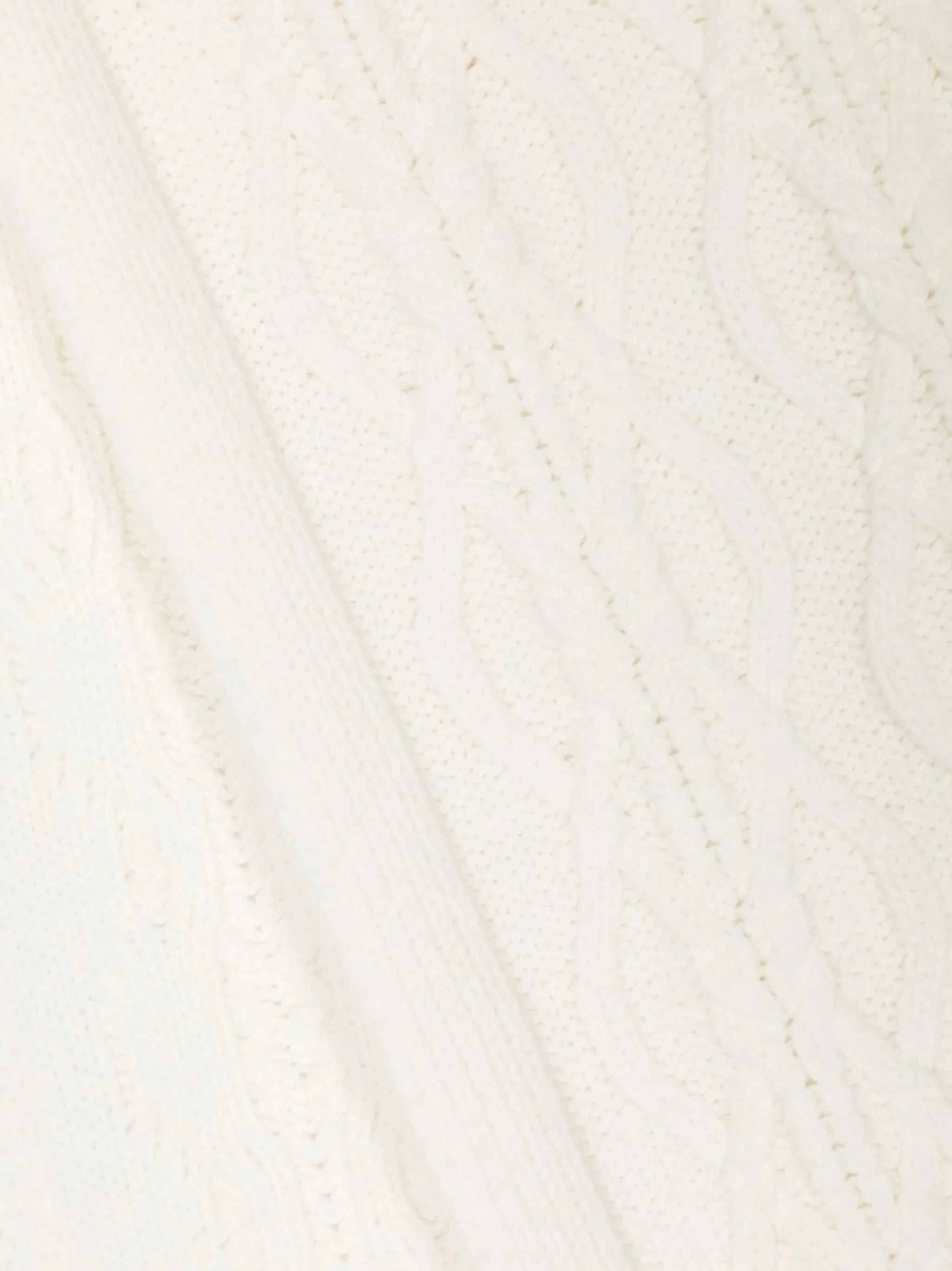 long cable-knit scarf