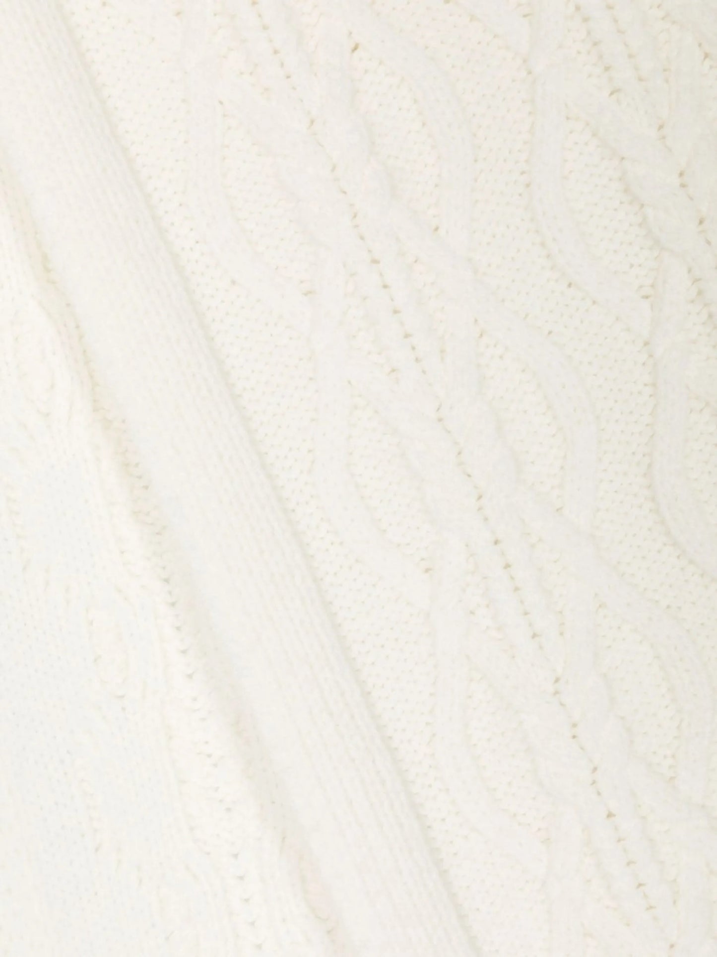long cable-knit scarf