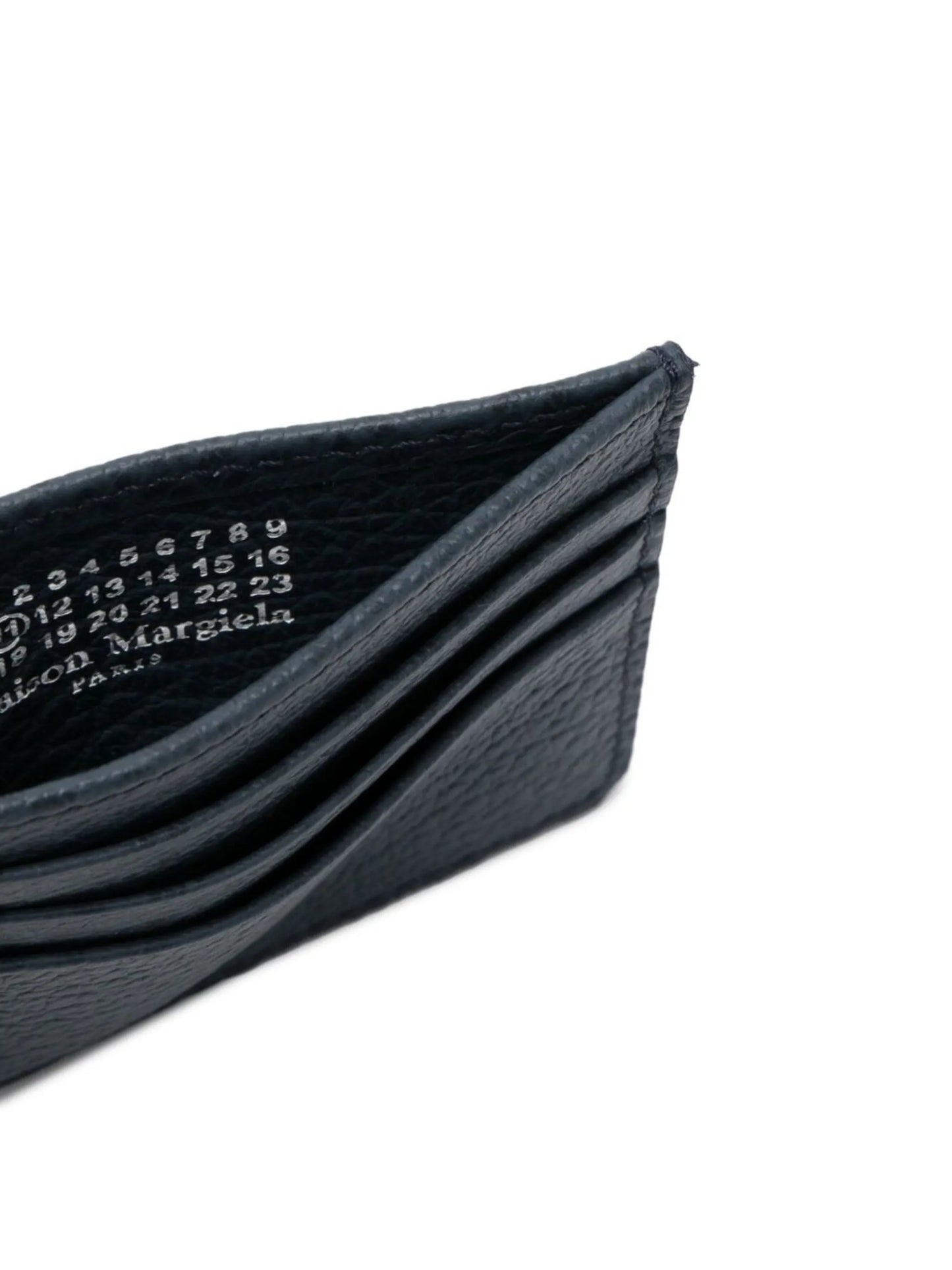 four-stitch leather card holder