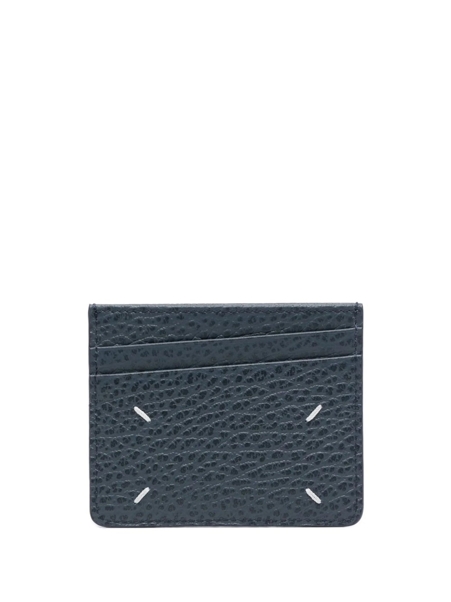 four-stitch leather card holder