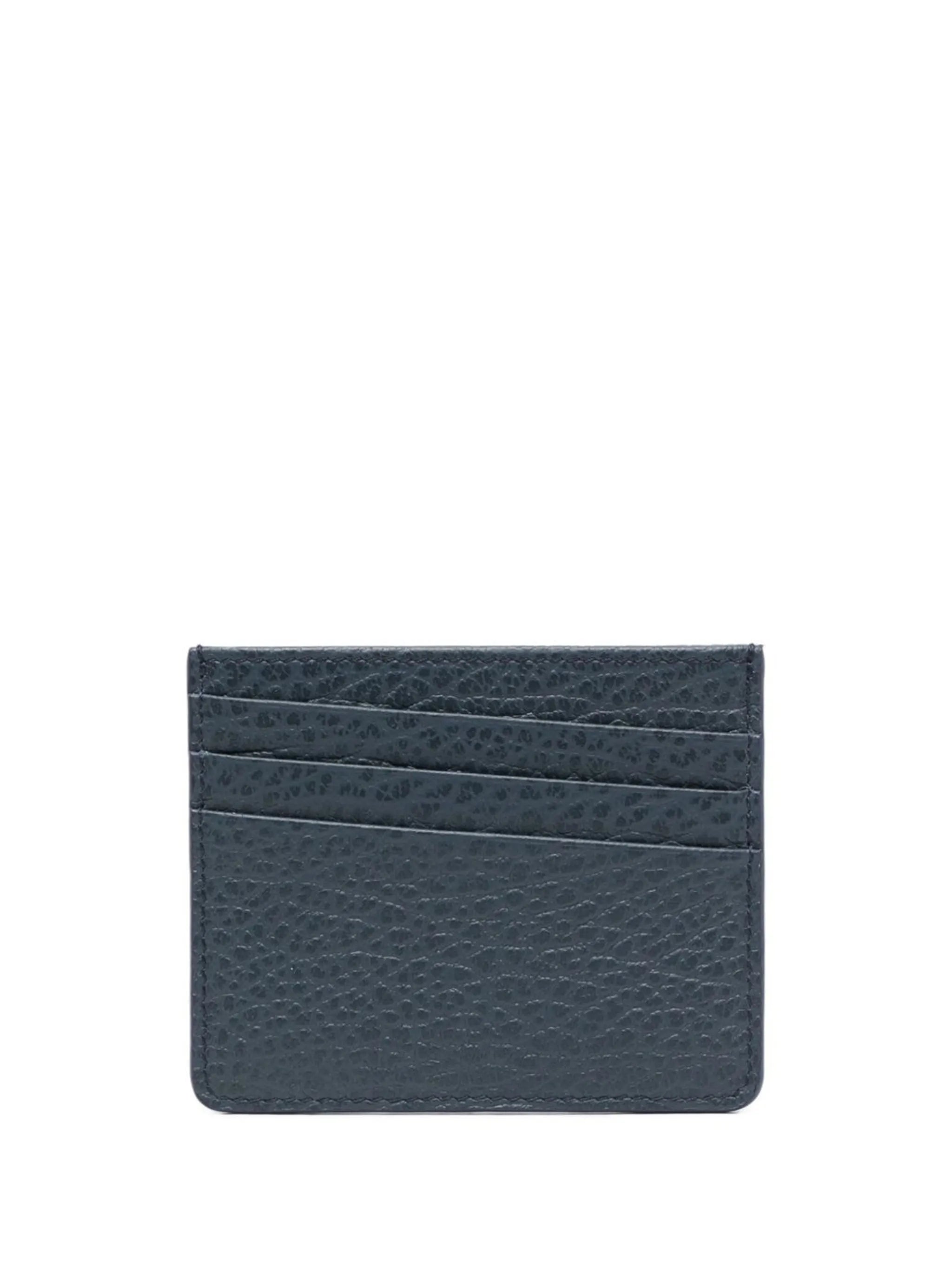 four-stitch leather card holder