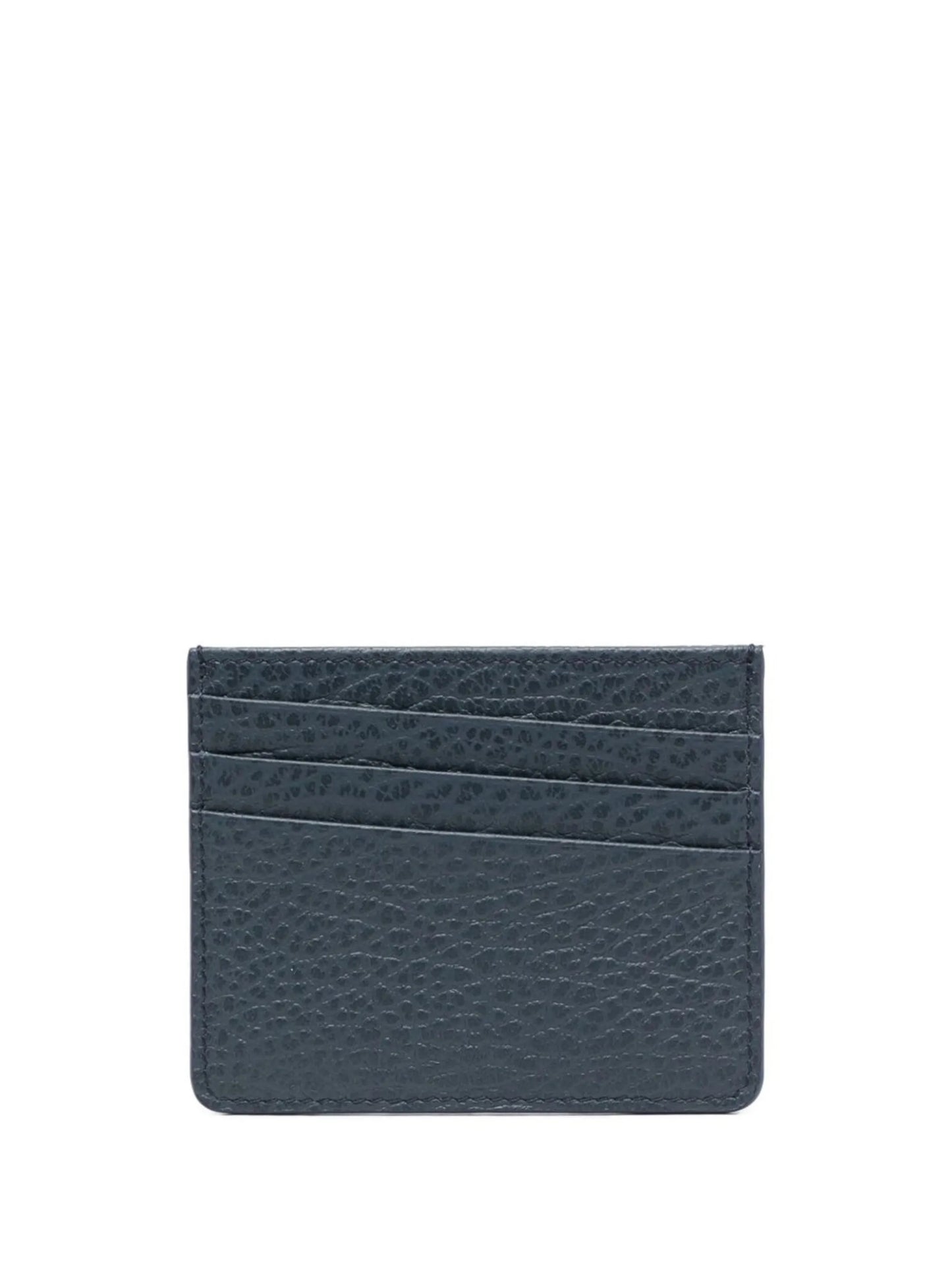 four-stitch leather card holder