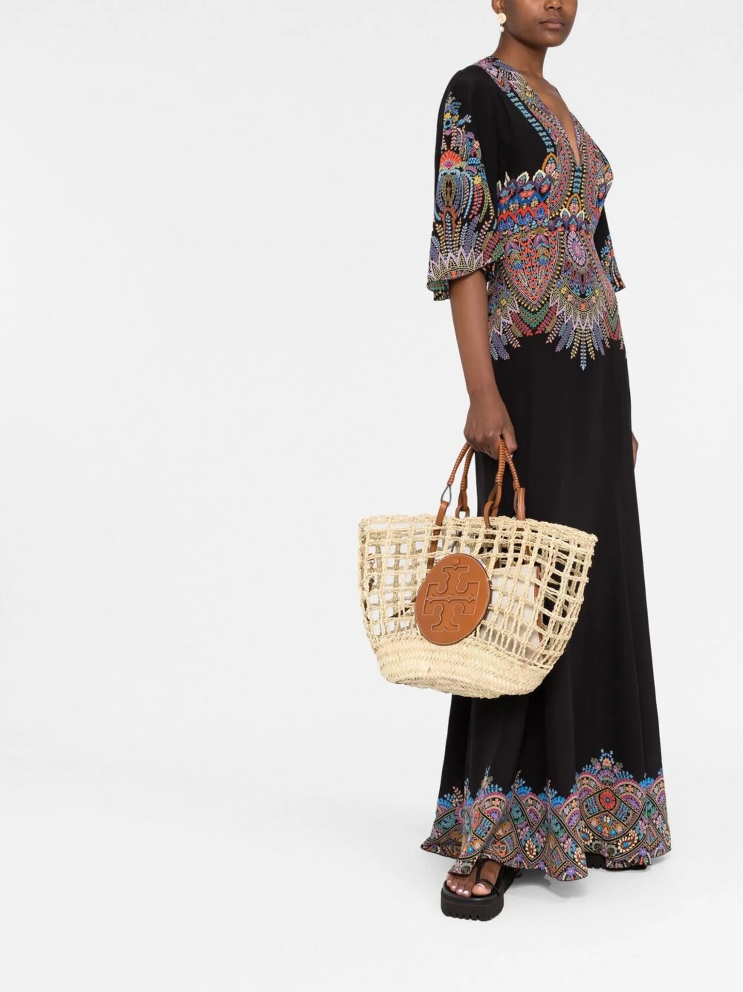 Ella woven tote bag