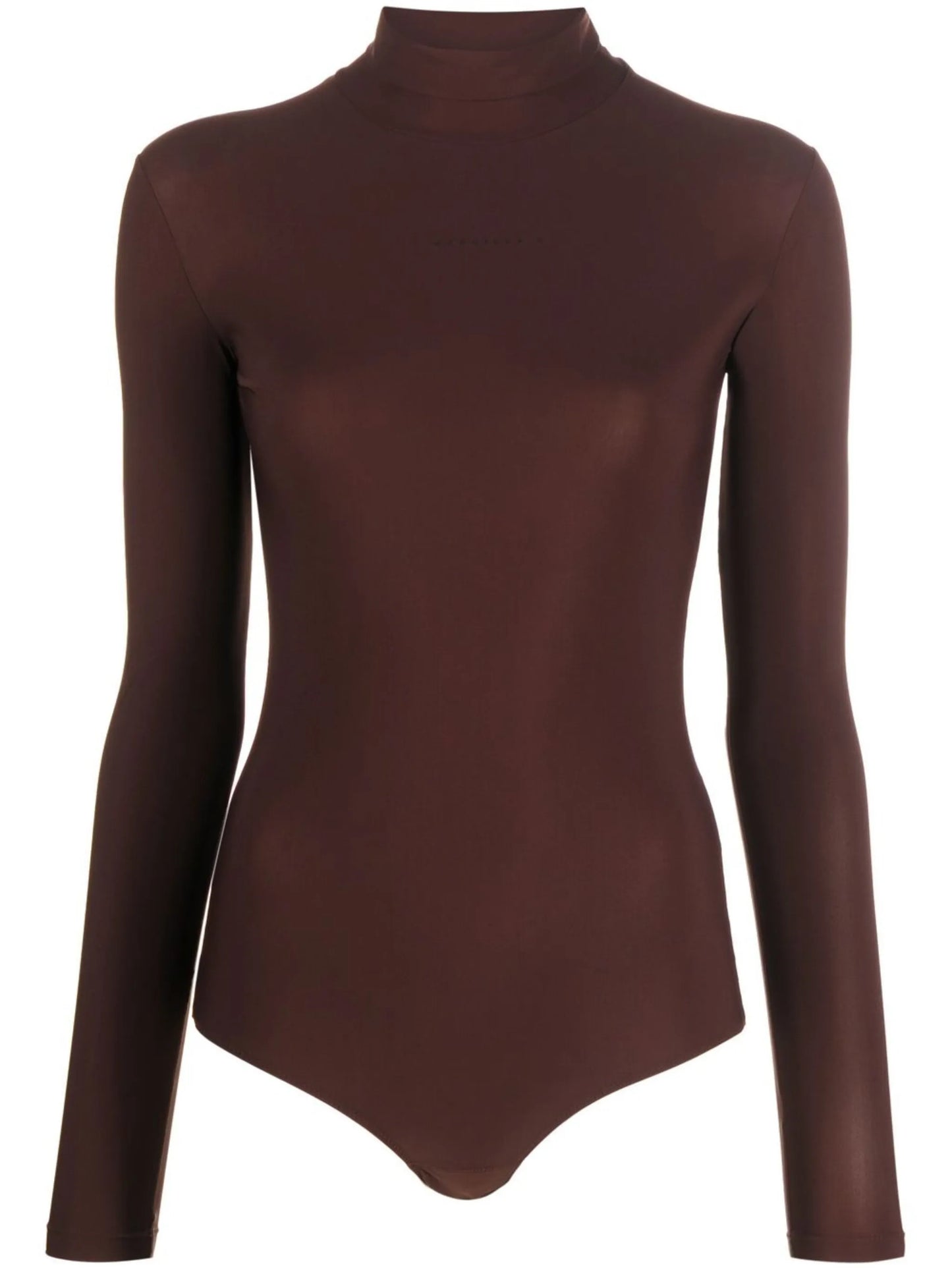 logo-print high-neck bodysuit