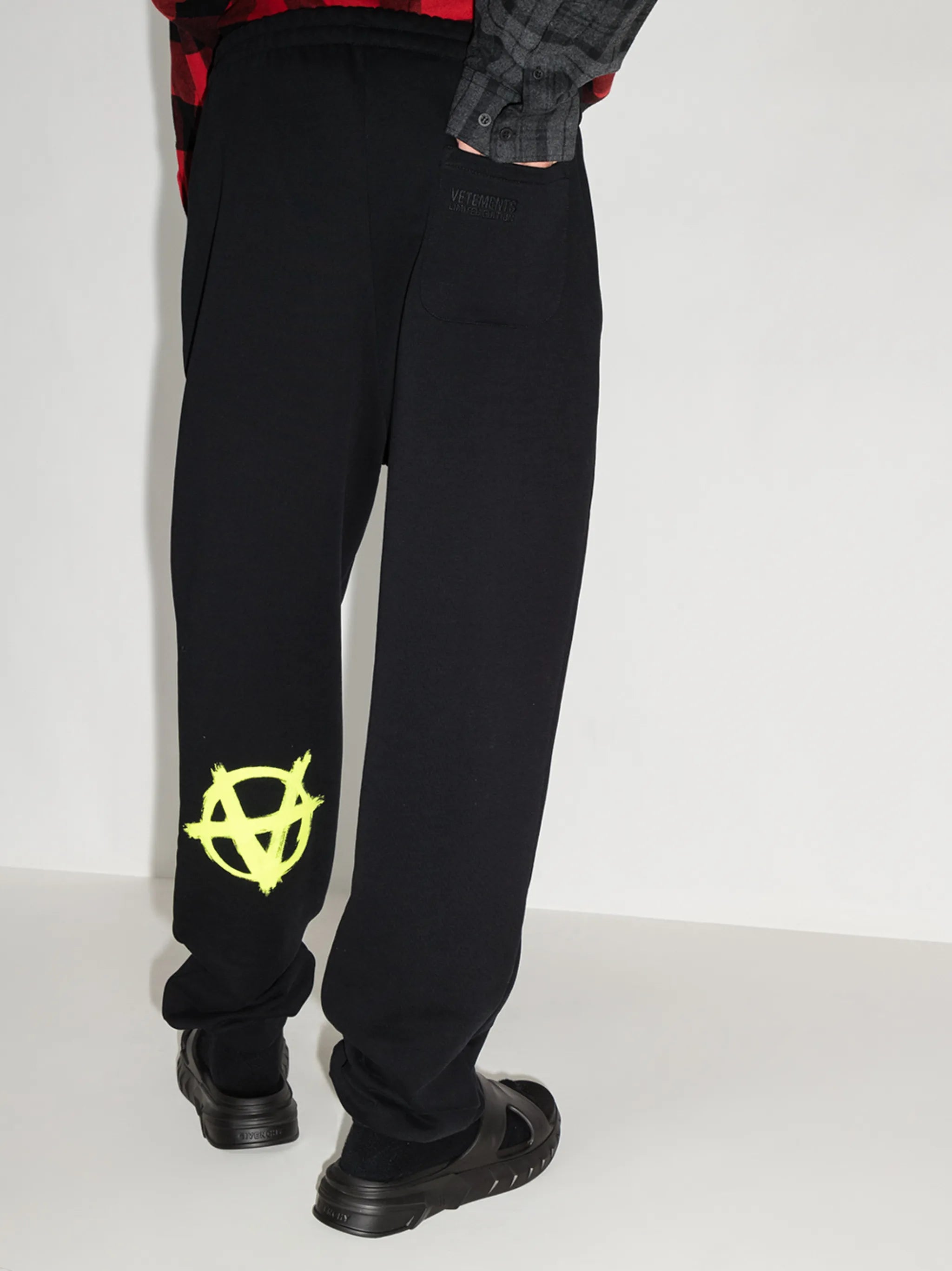 logo-print track pants