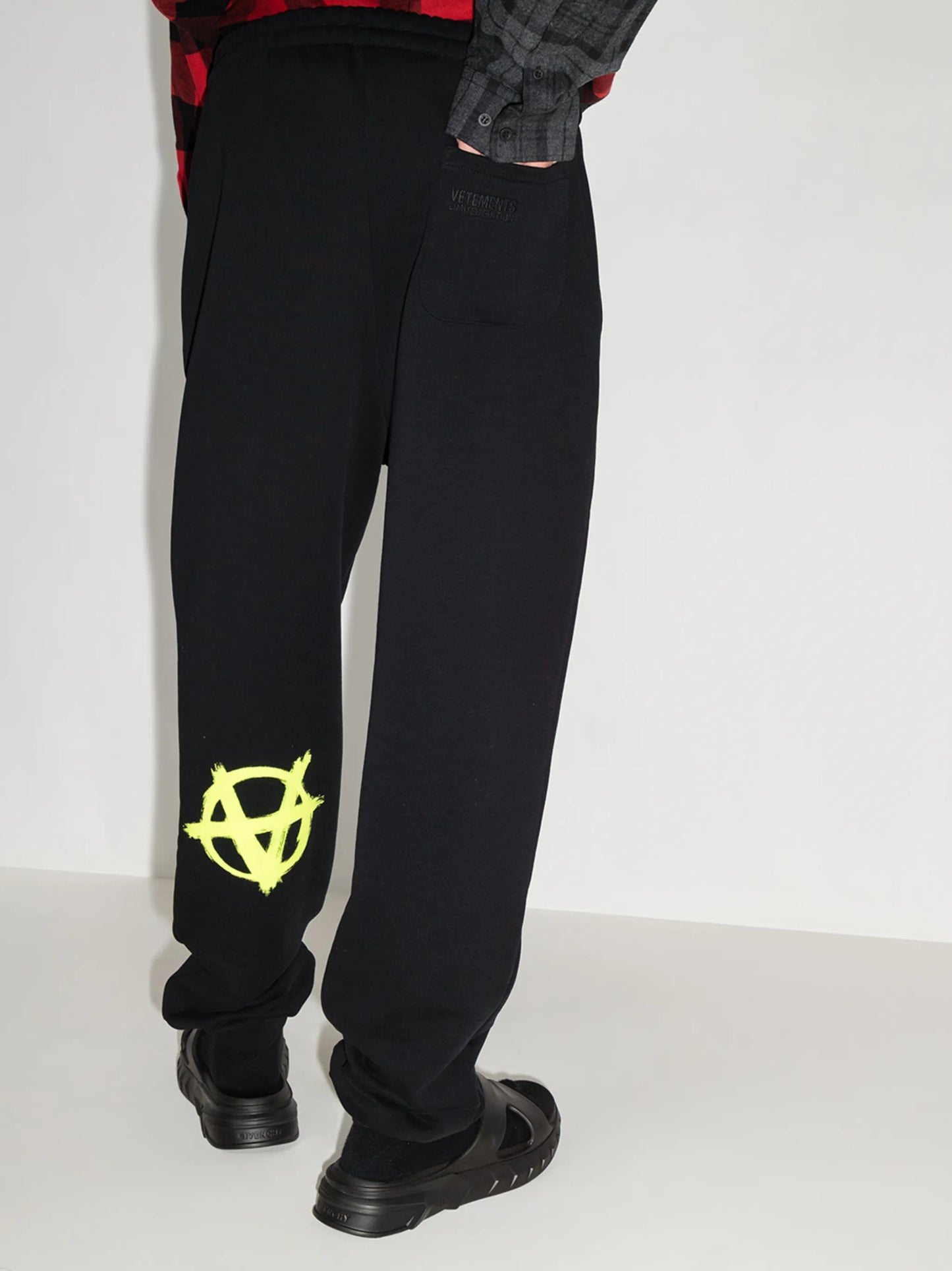 logo-print track pants