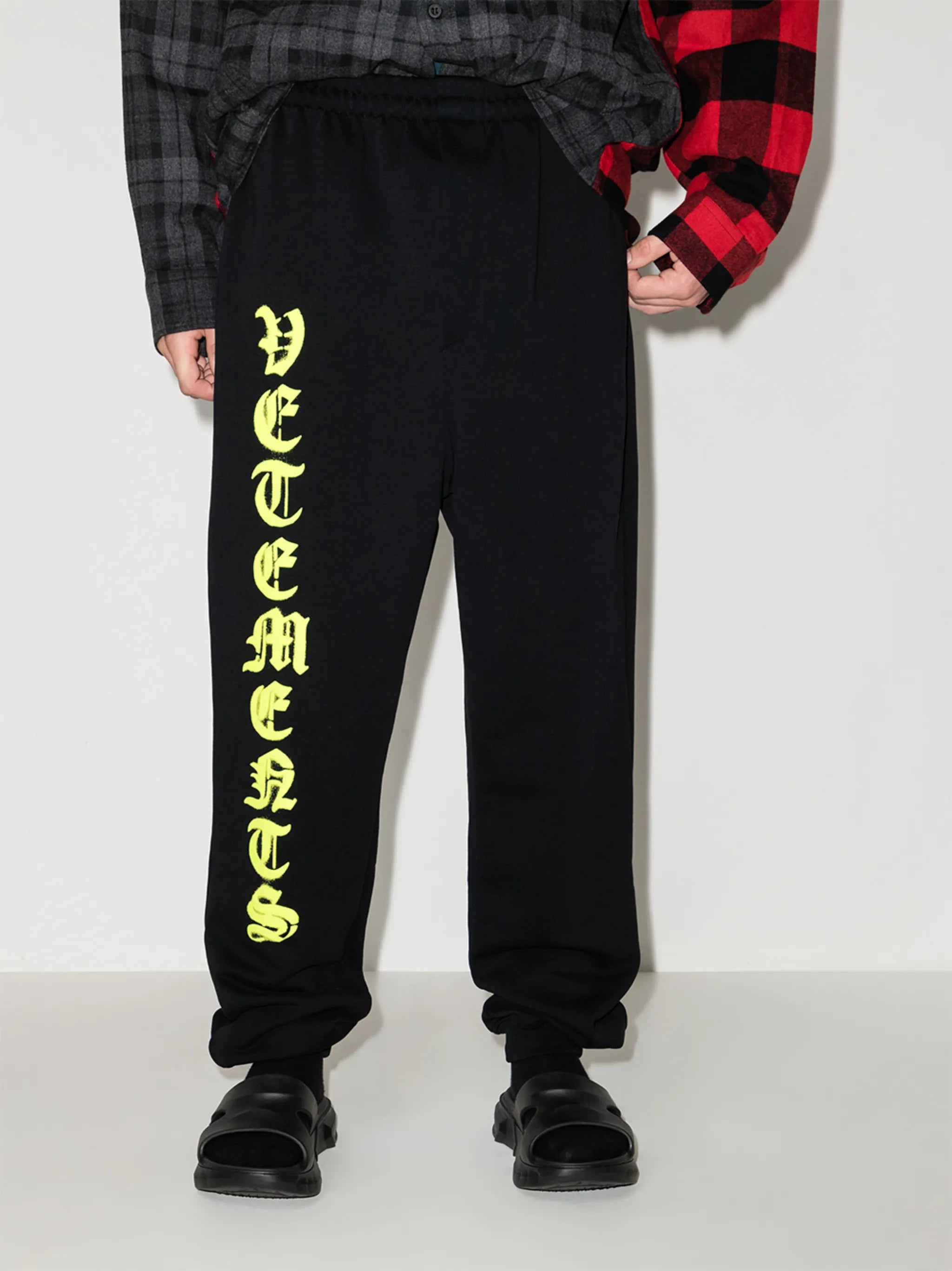 logo-print track pants