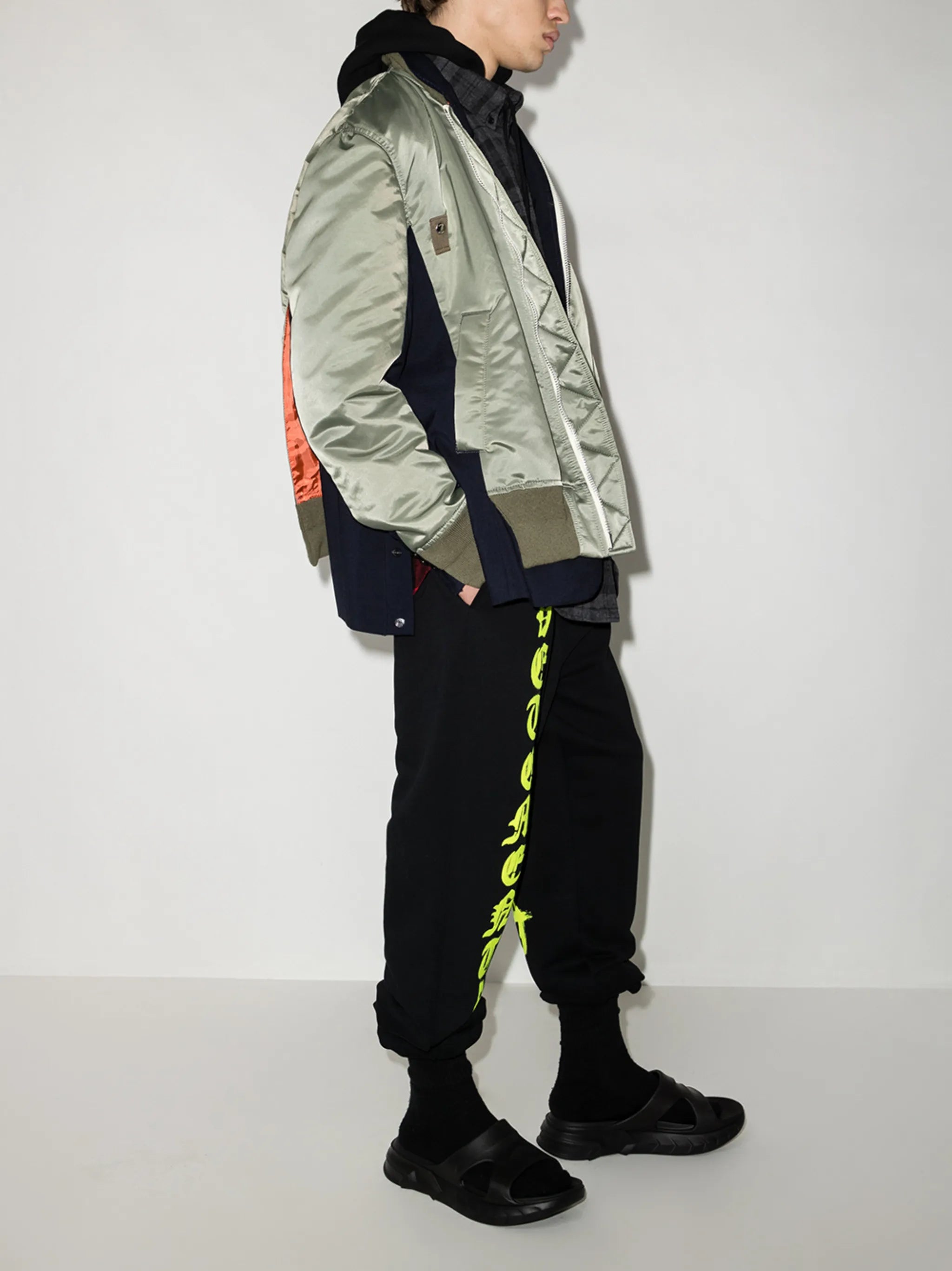 logo-print track pants