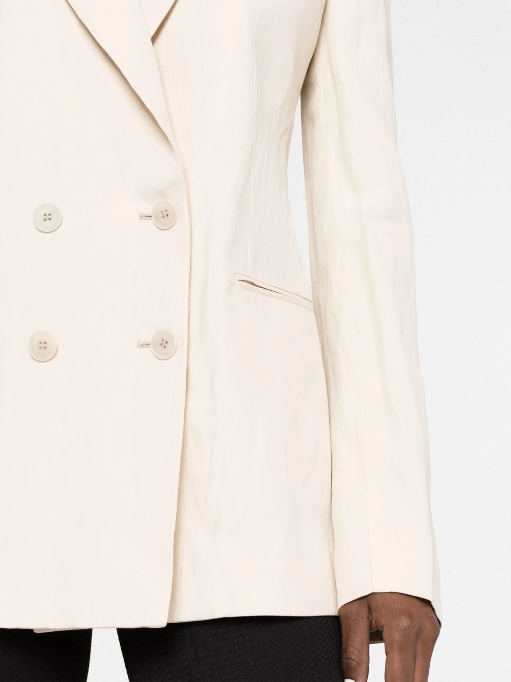 double-breasted blazer