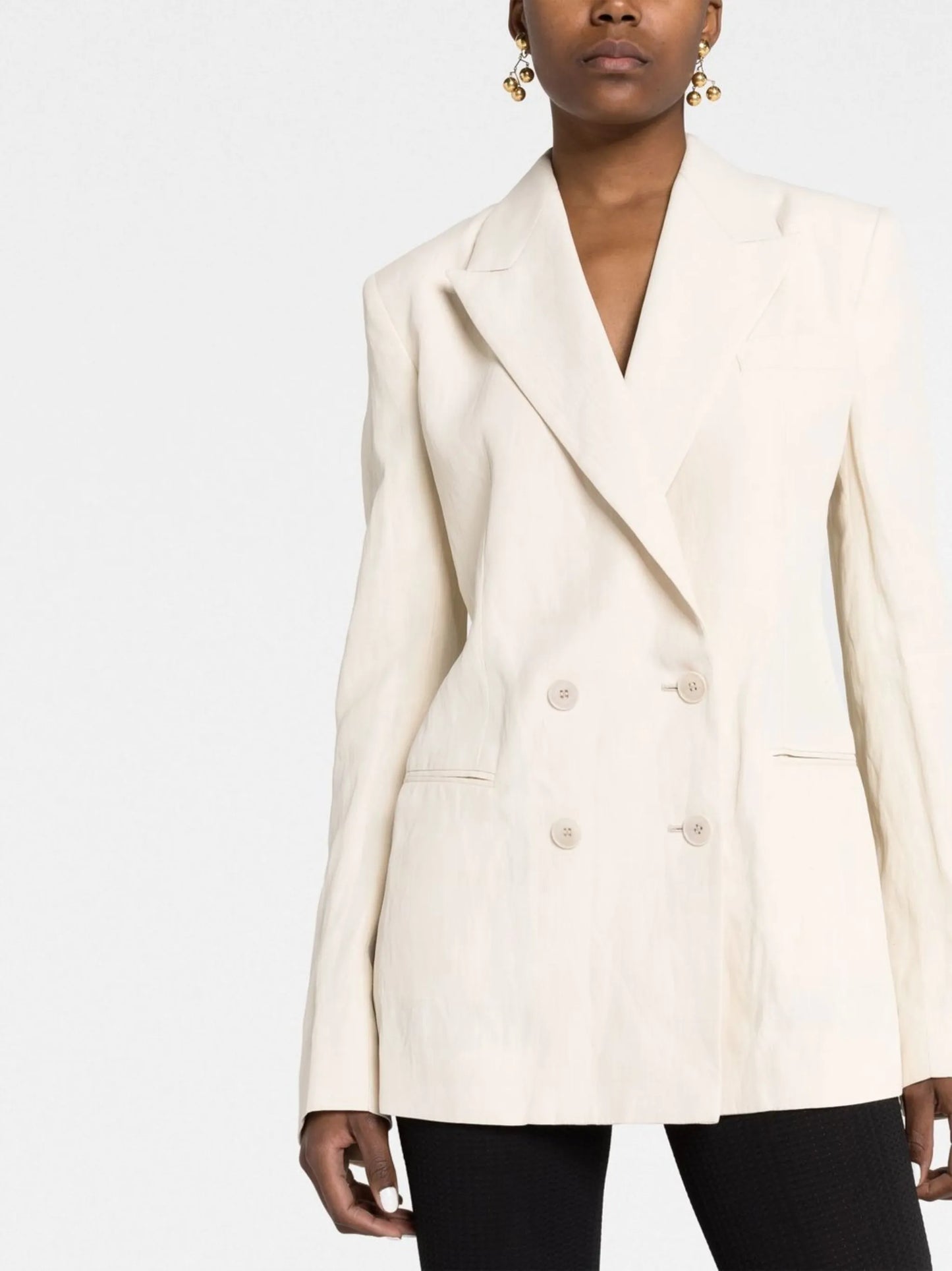 double-breasted blazer