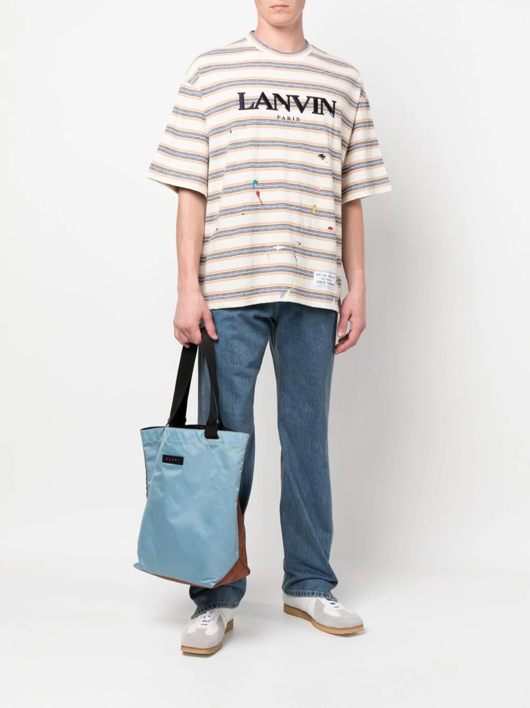 high-waist regular-fit jeans