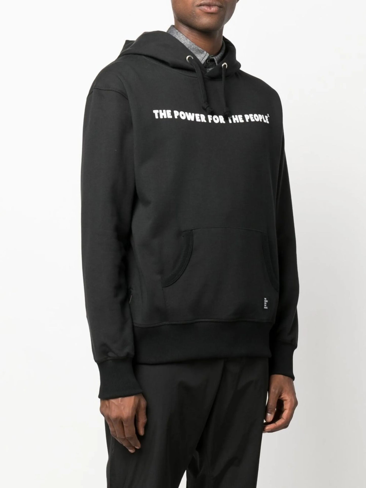 chest-logo hoodie