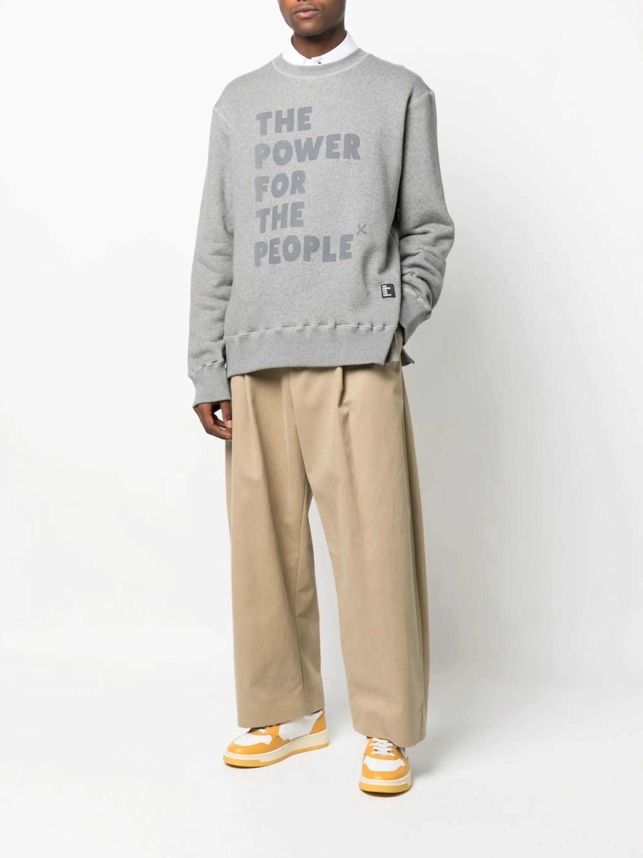 logo-print organic-cotton sweatshirt