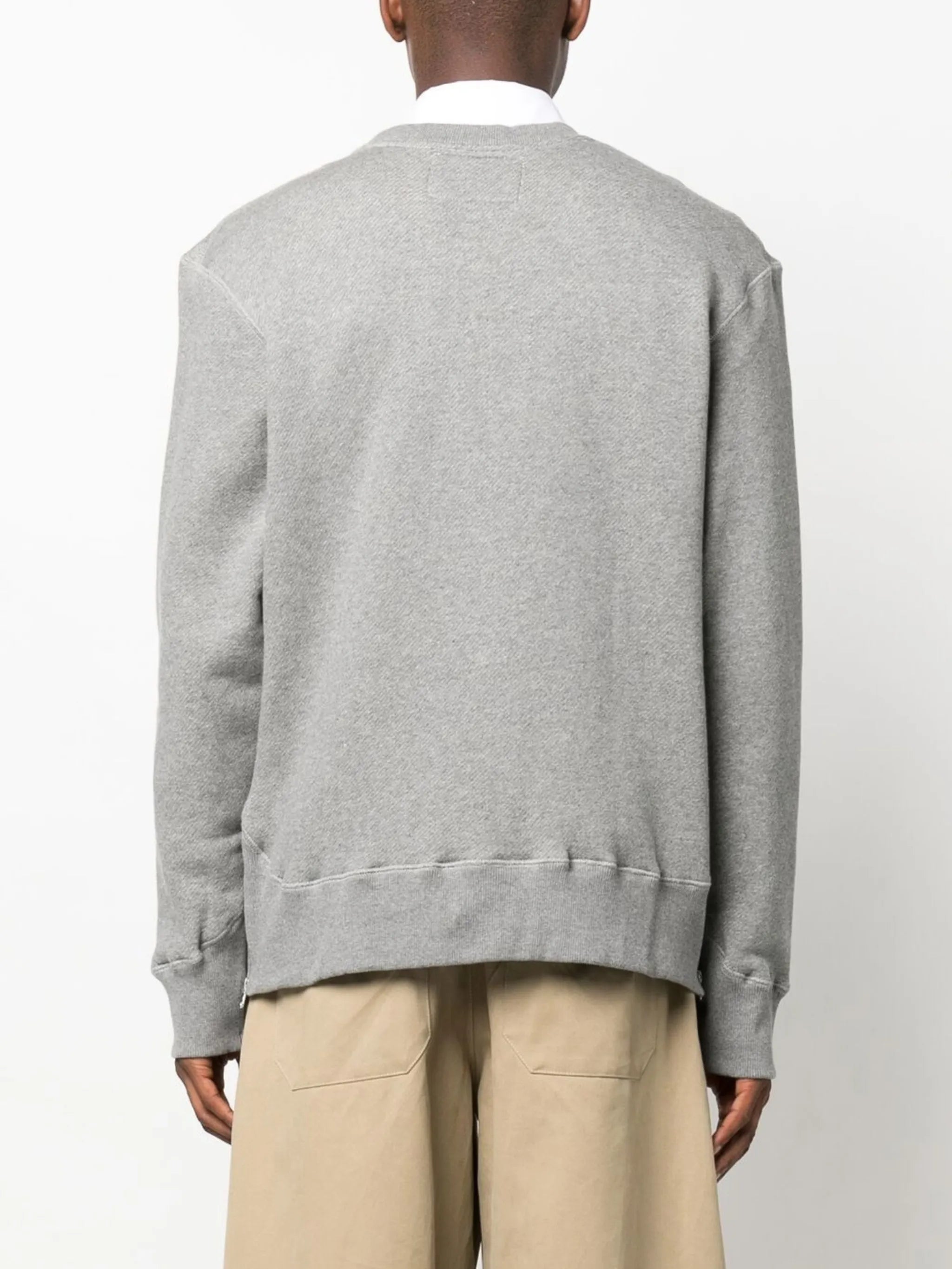 logo-print organic-cotton sweatshirt