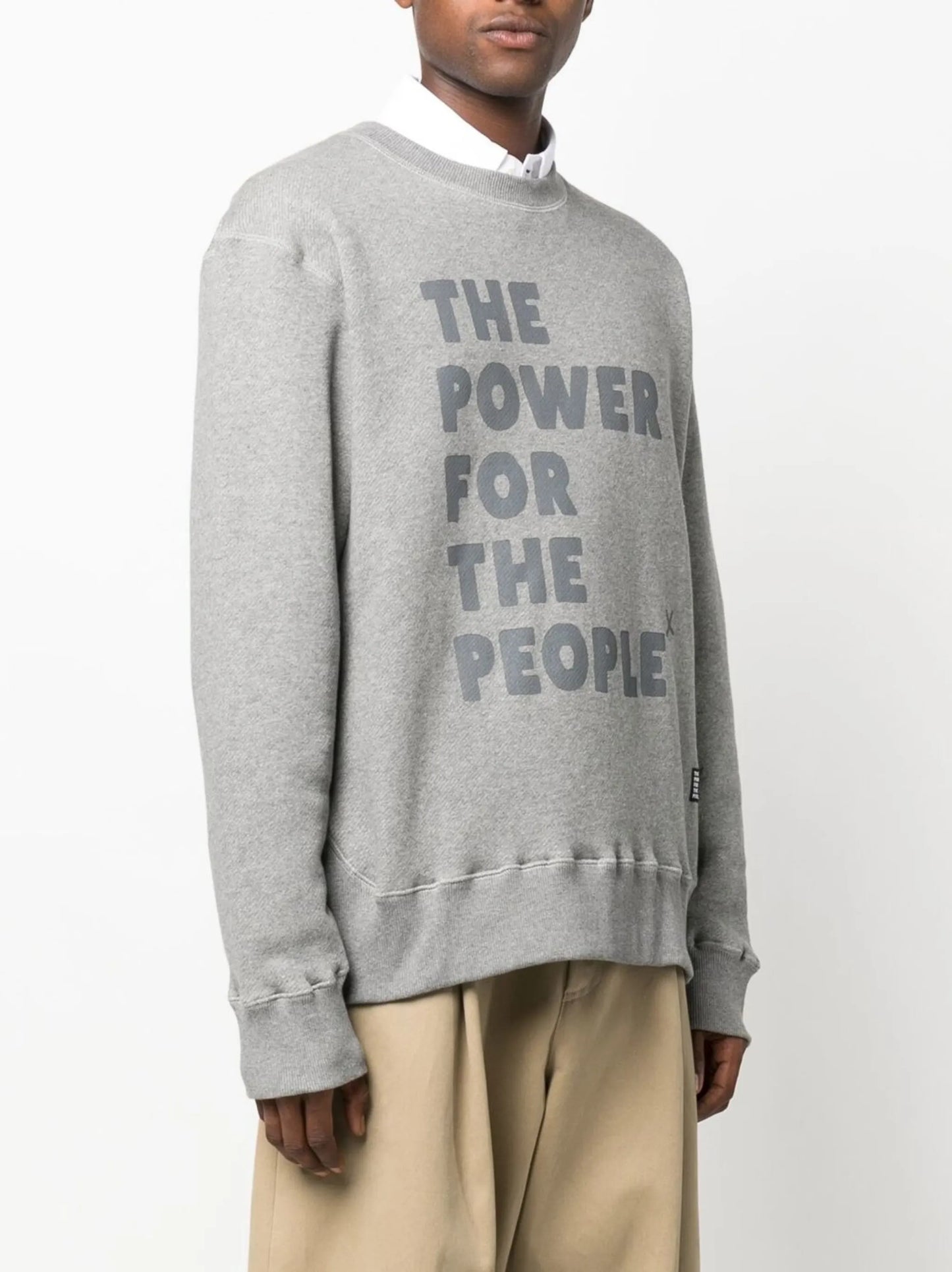 logo-print organic-cotton sweatshirt