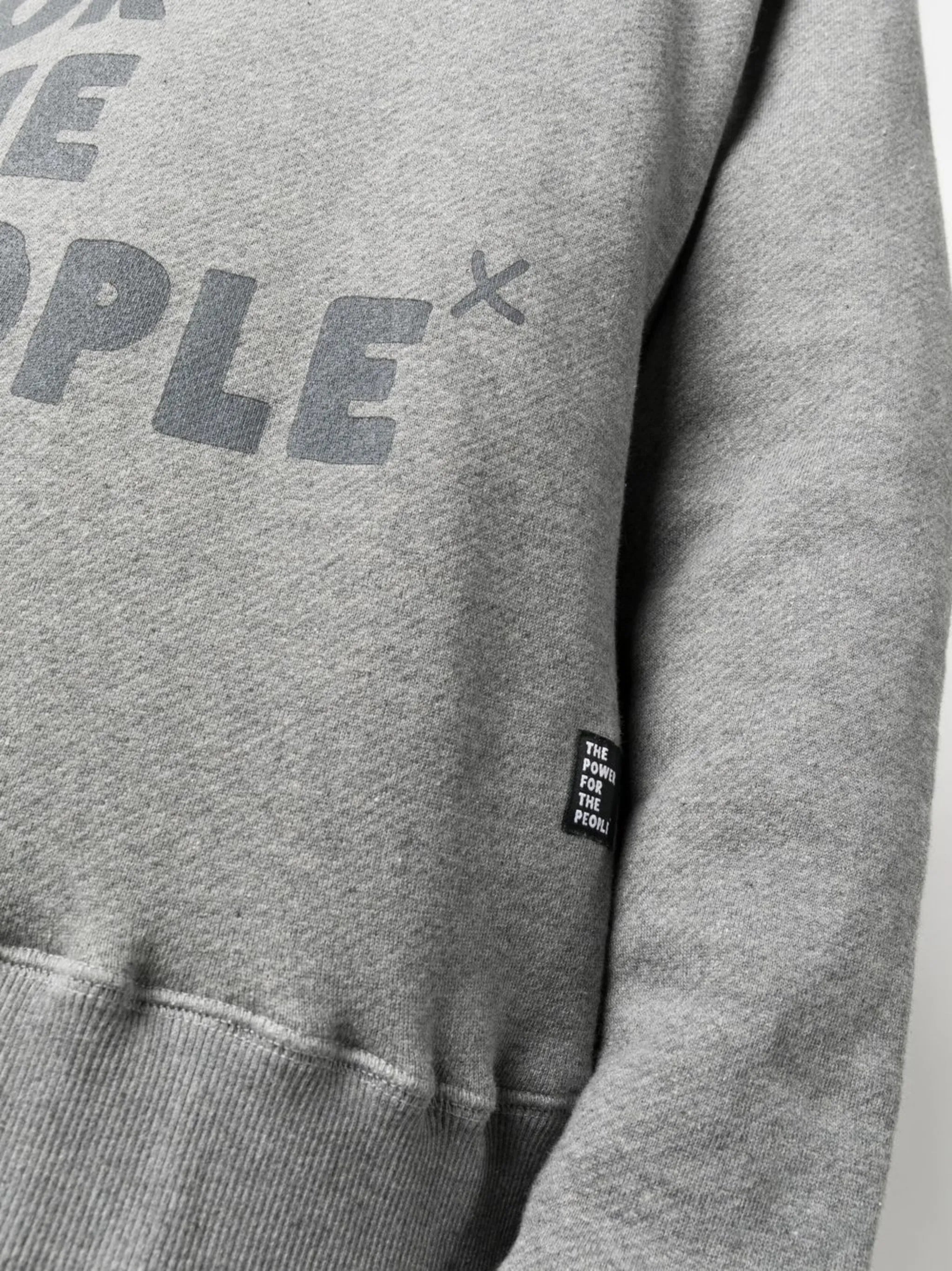 logo-print organic-cotton sweatshirt