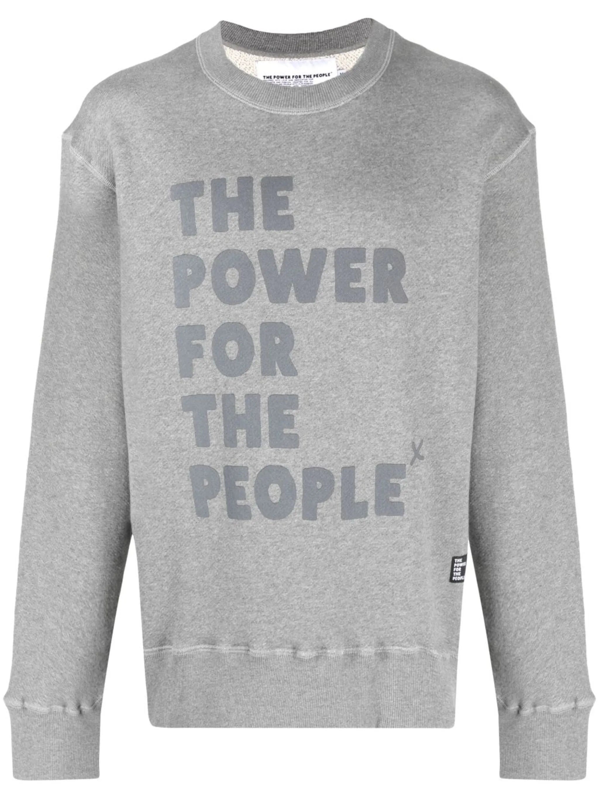 logo-print organic-cotton sweatshirt