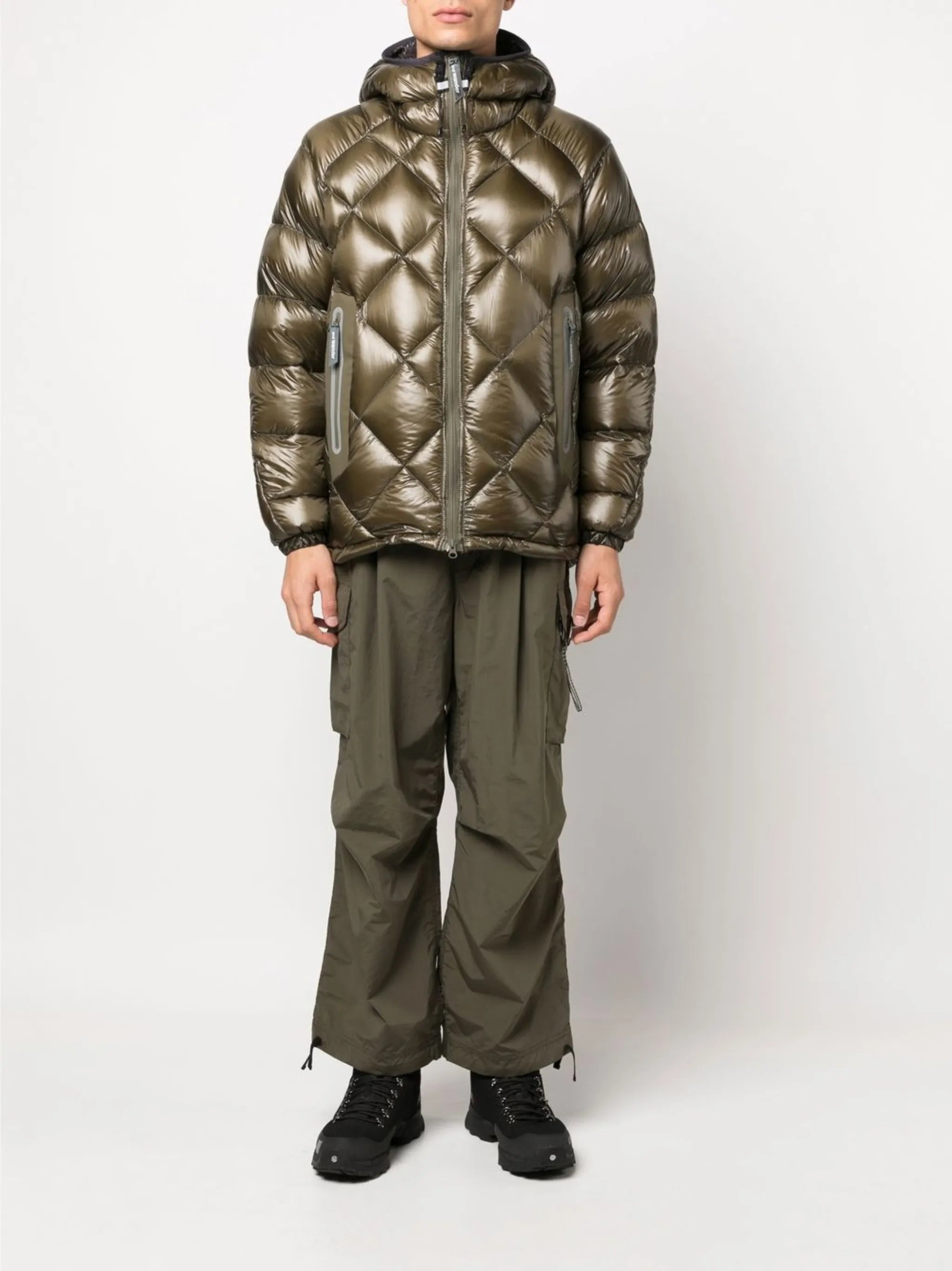 padded zip-front jacket