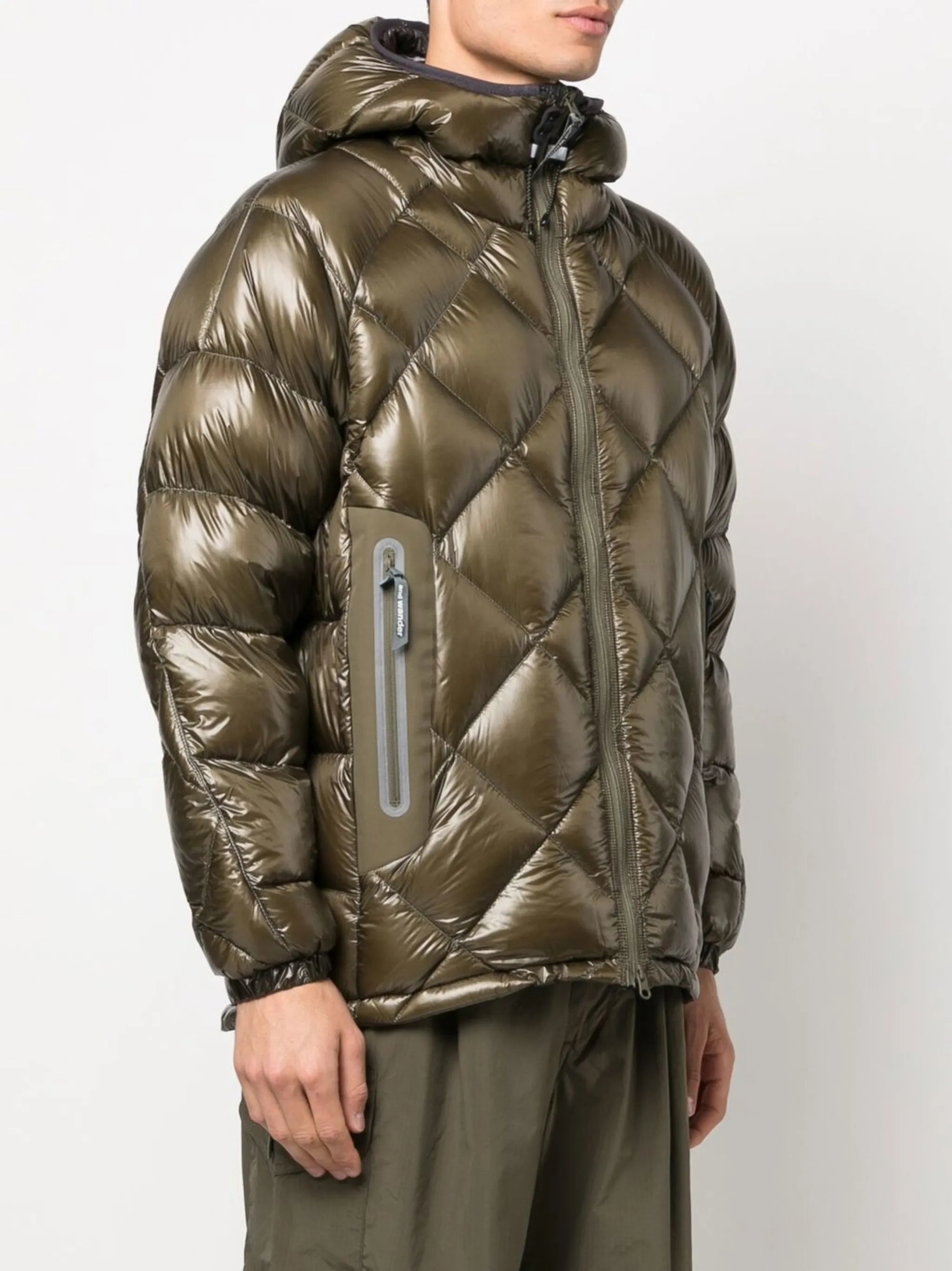 padded zip-front jacket