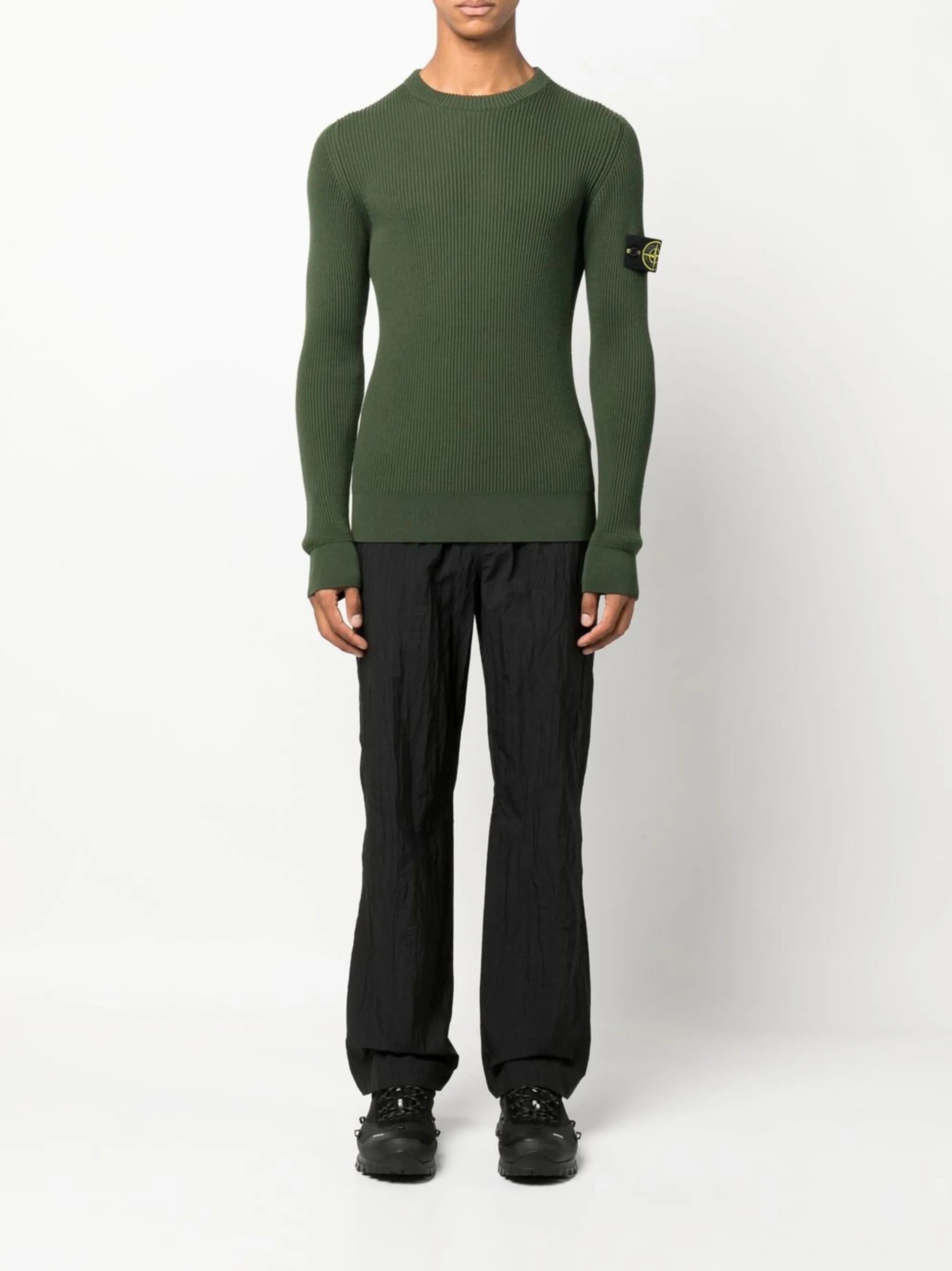 Costa logo-patch jumper