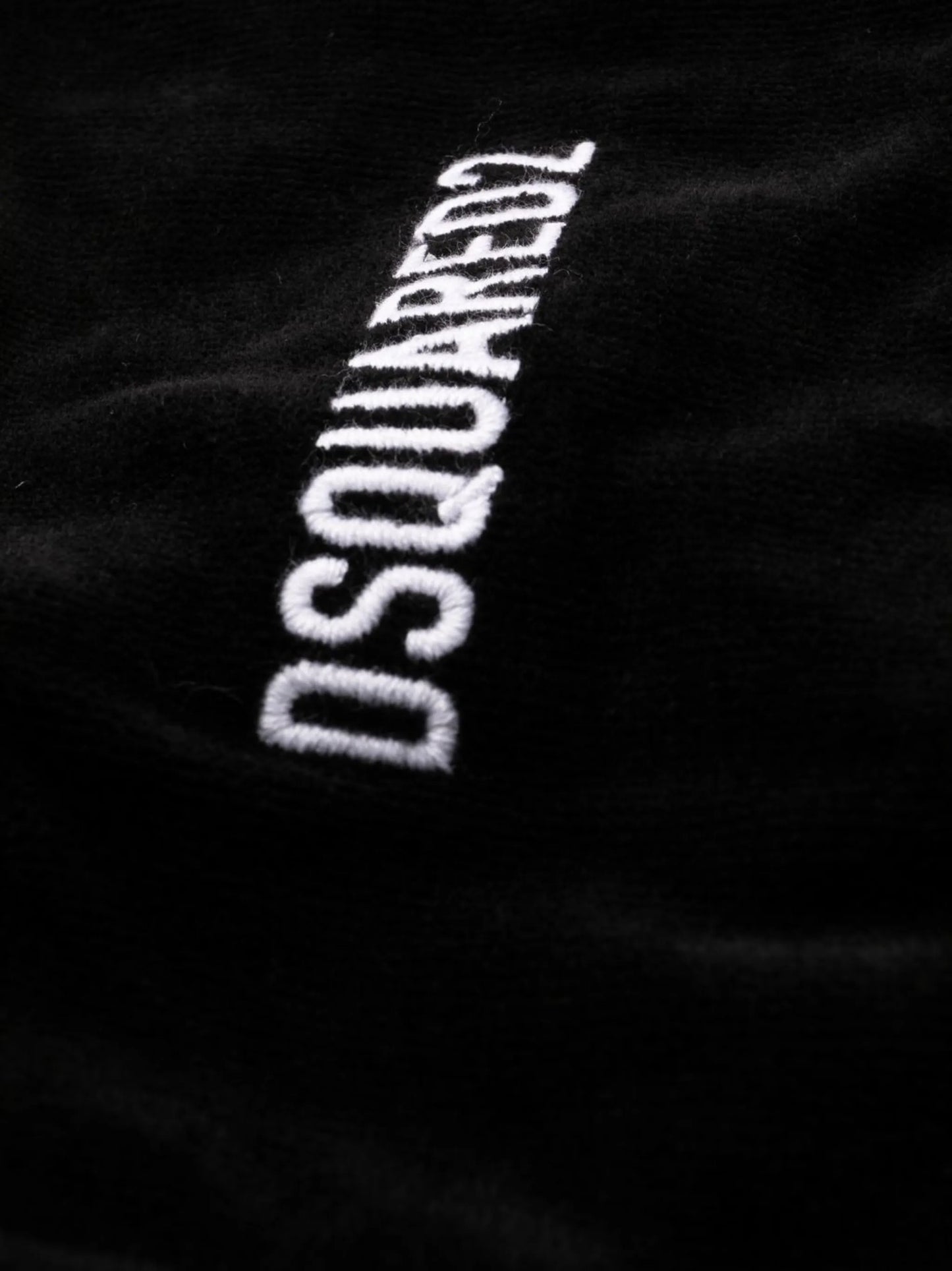 logo embroidered bath robe