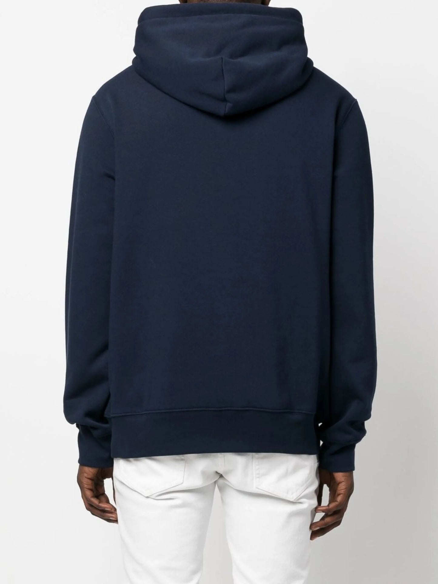 teddy bear-print pullover hoodie