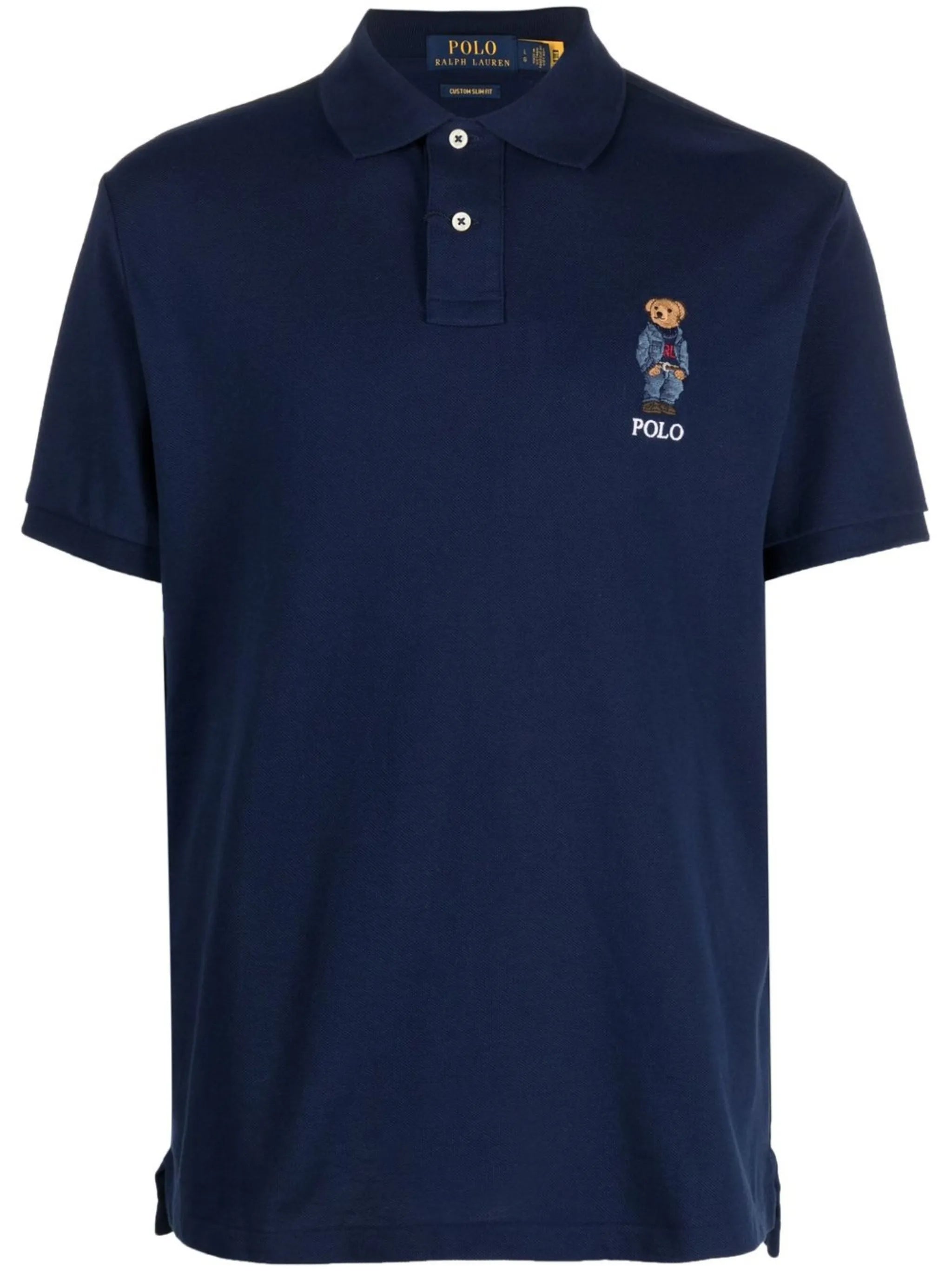 short-sleeve cotton polo shirt