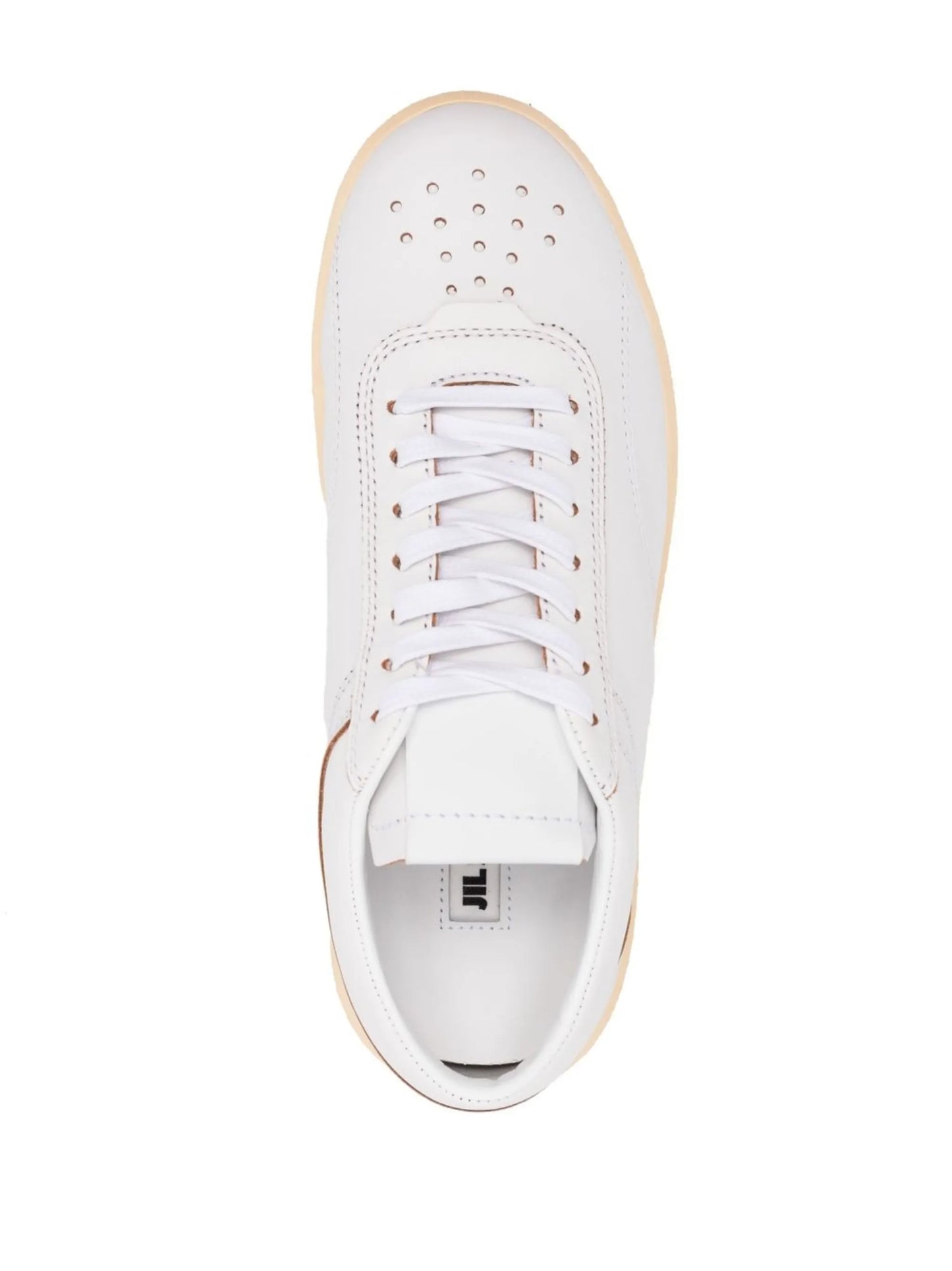 lace-up leather sneakers