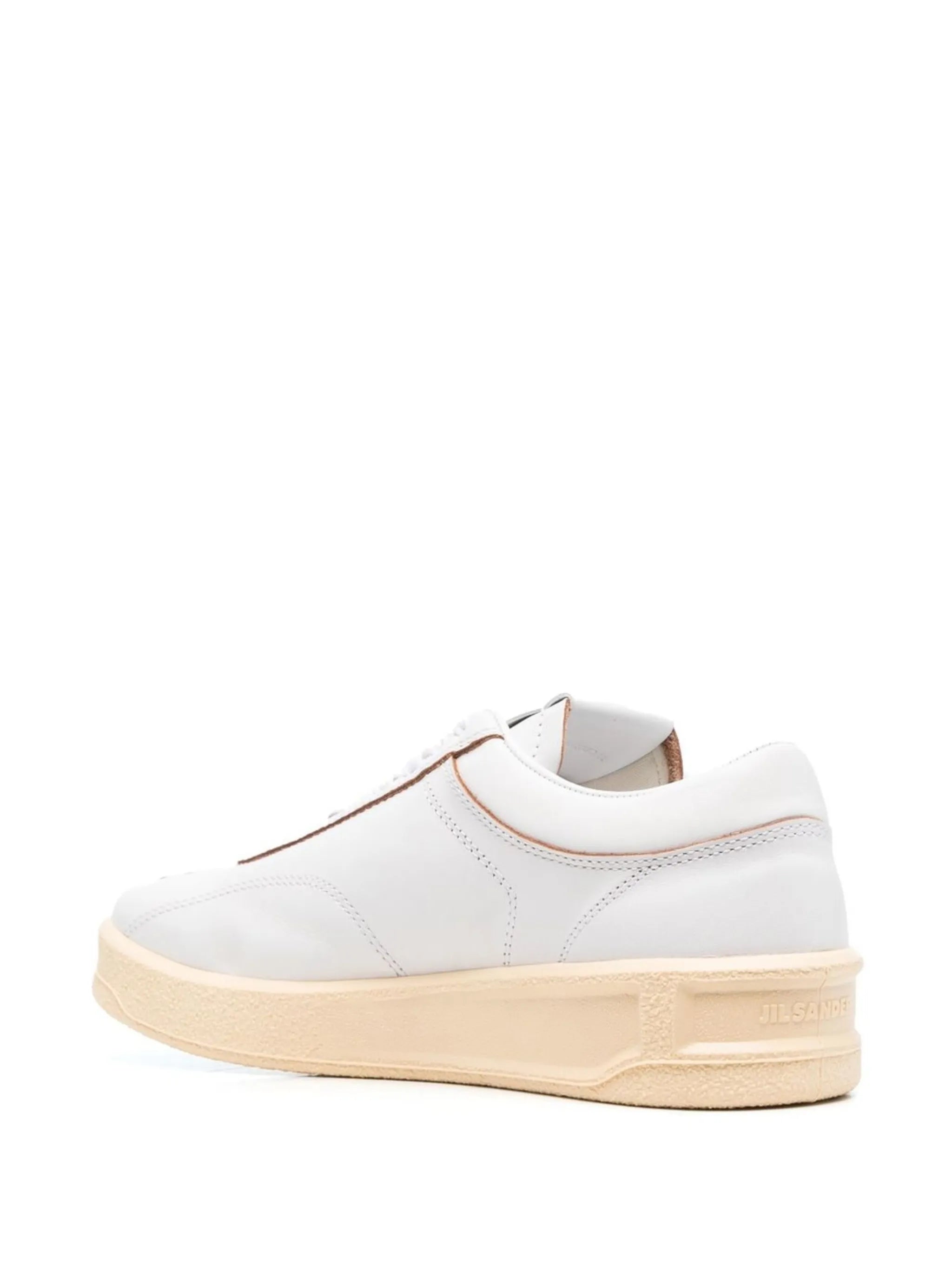 lace-up leather sneakers