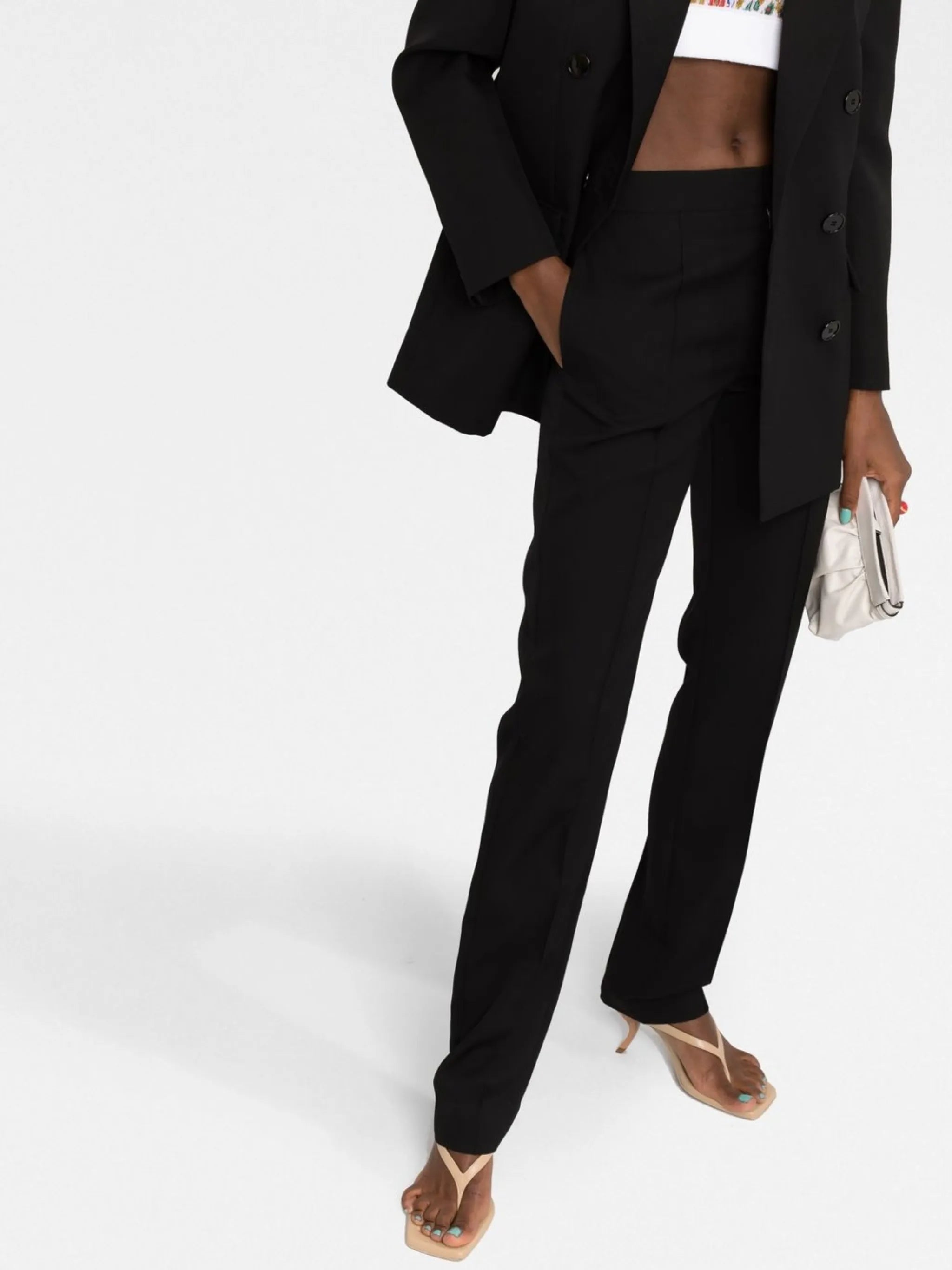 Liolirok straight-leg trousers