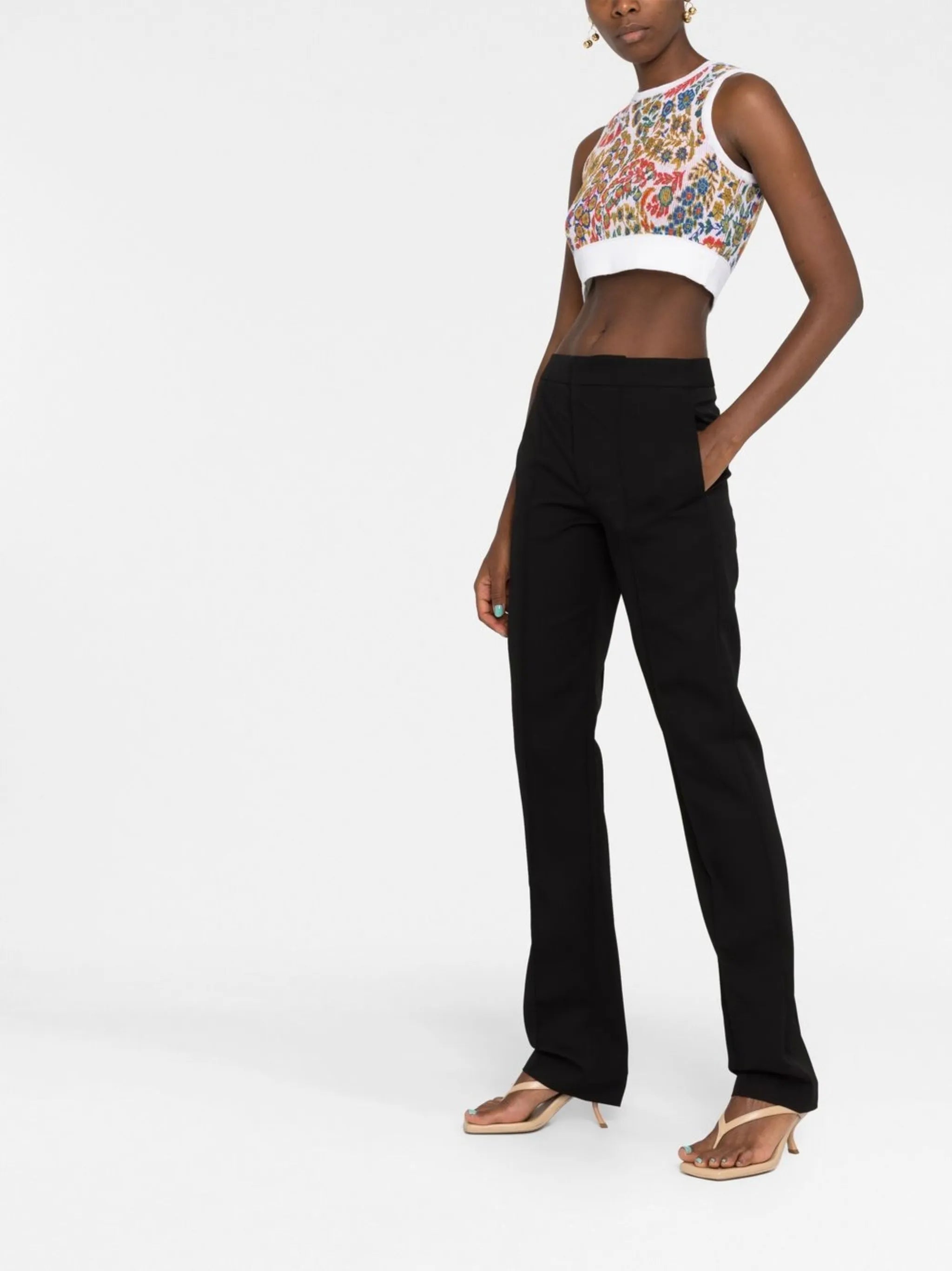 Liolirok straight-leg trousers